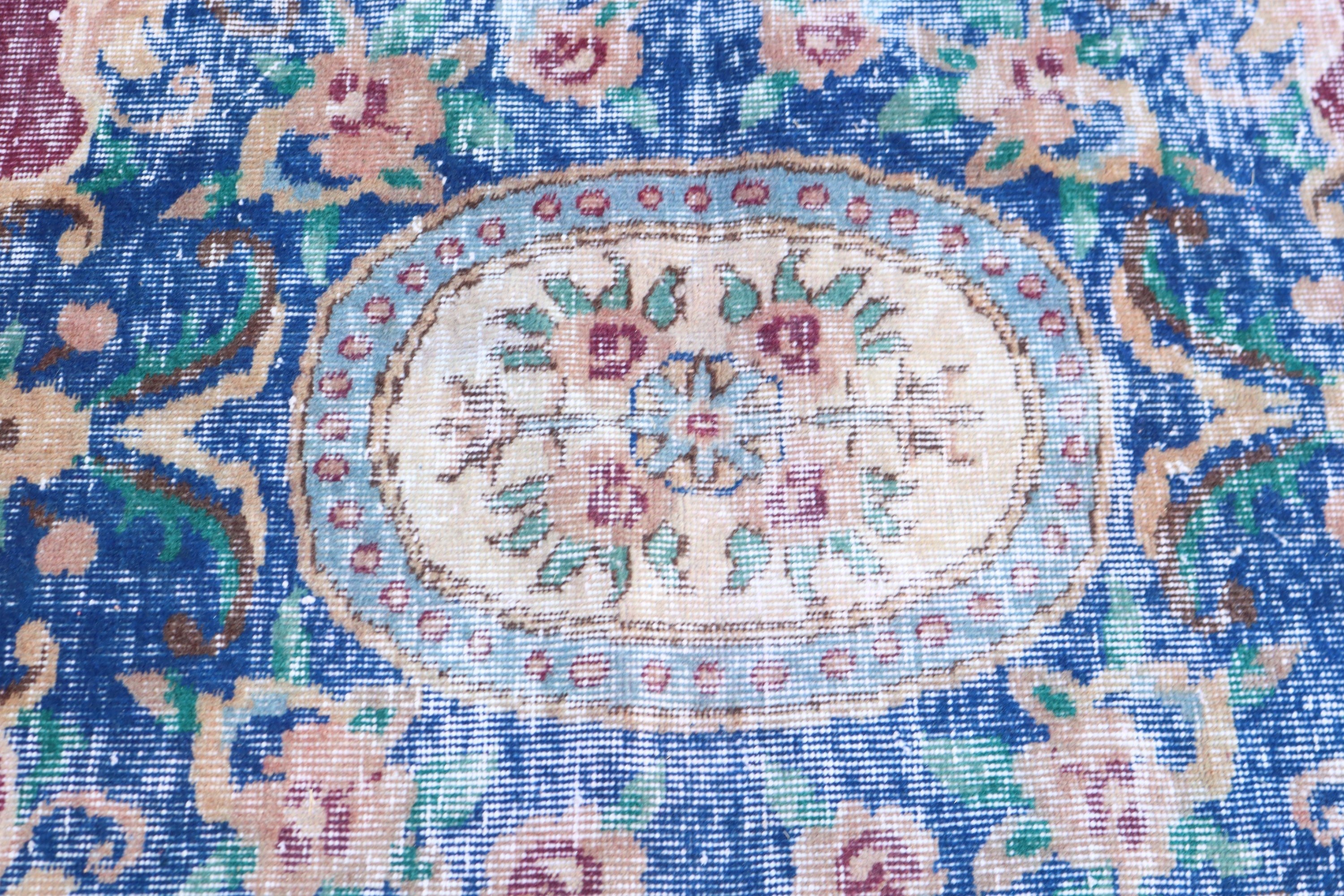 Türk Halısı, Aztek Halıları, Salon Halısı, Büyük Oushak Halısı, Anadolu Halıları, Fas Halısı, Vintage Halılar, 6,5x9,4 ft Büyük Halı, Mor Fas Halısı