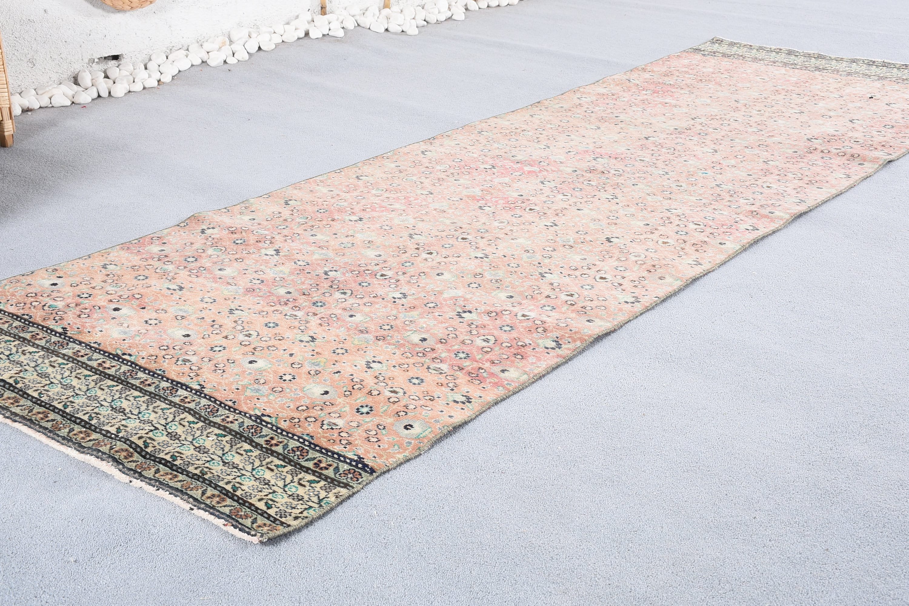 3.1x9.4 ft Runner Halı, Vintage Halı, Türk Halıları, Mutfak Halıları, Mutfak Halıları, Kırmızı Soğuk Halılar, Koridor Halıları, Oryantal Halılar, Yatak Odası Halısı