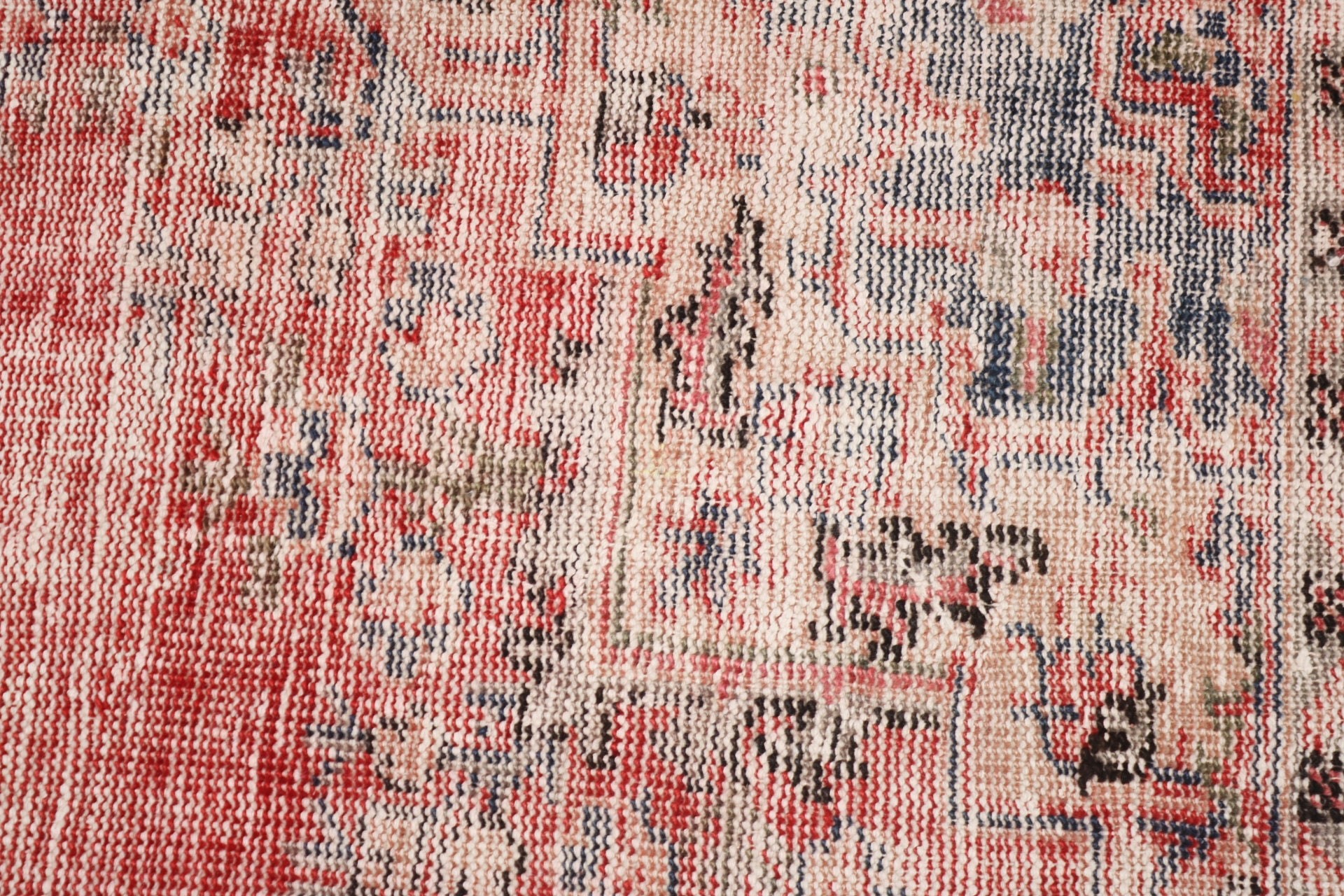 Floor Rug, Nursery Rug, Vintage Rugs, Turkish Rug, Red Neutral Rugs, Decorative Rug, Anatolian Rugs, Small Boho Rug, 2.8x2.8 ft Small Rugs