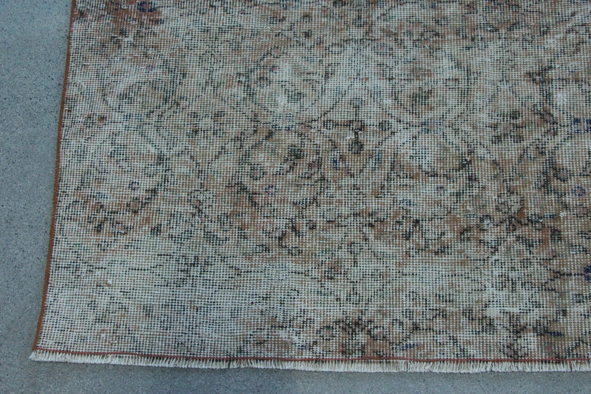 4.7x8.1 ft Area Rug, Rugs for Living Room, Vintage Rugs, Living Room Rug, Oushak Rug, Brown Kitchen Rug, Antique Rugs, Turkish Rugs