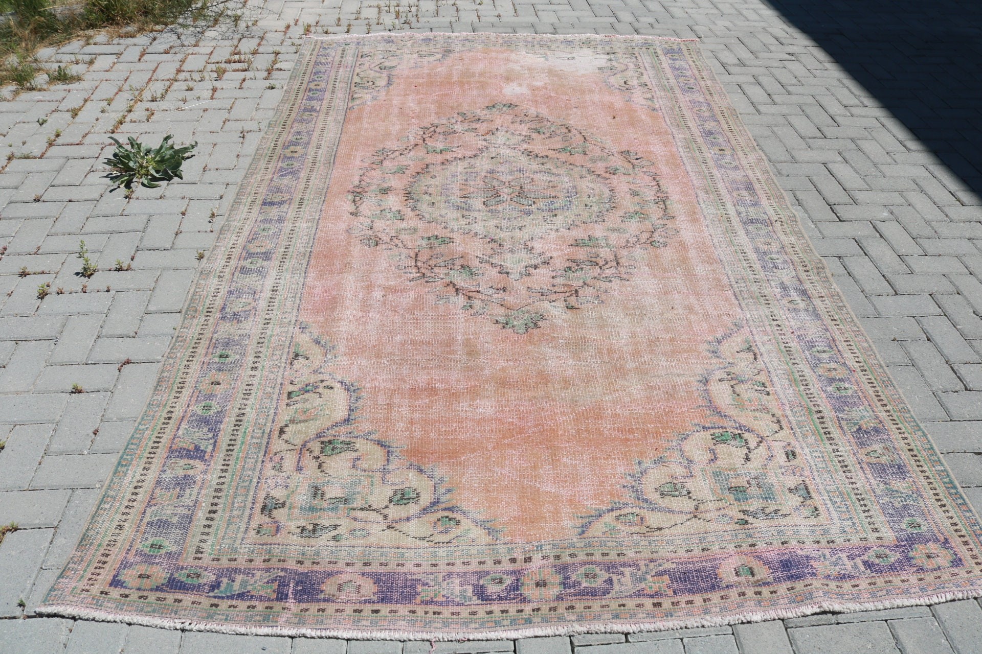 Living Room Rug, Salon Rugs, Rugs for Living Room, Home Decor Rug, 6x10 ft Large Rug, Floor Rug, Turkish Rug, Vintage Rug, Retro Rug
