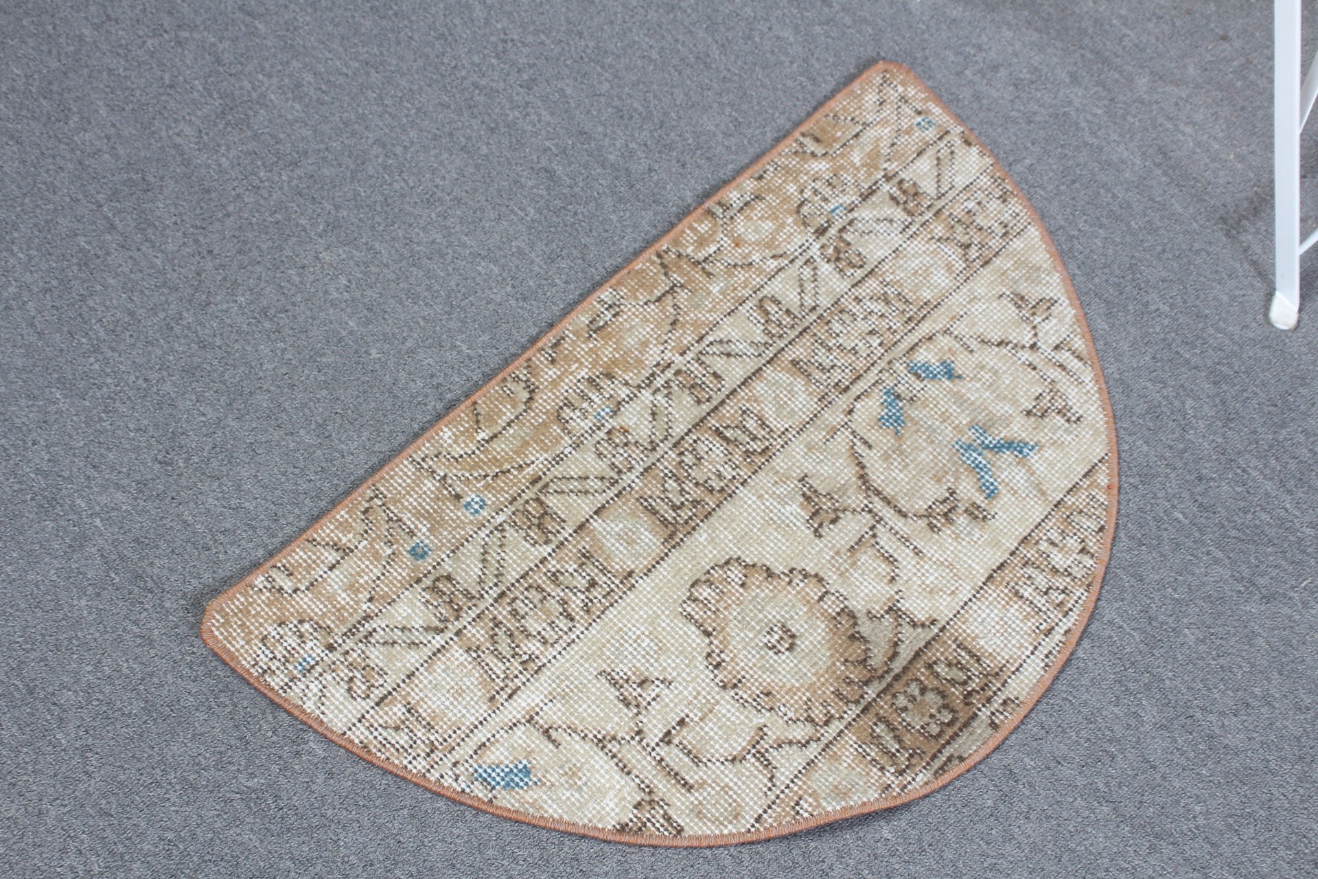 Mutfak Halısı, Kabile Halıları, 2,5x1,5 ft Küçük Halı, Giriş Halısı, Türk Halısı, Anadolu Halıları, Vintage Halı, Duvara Asılı Halı, Bej Mutfak Halıları