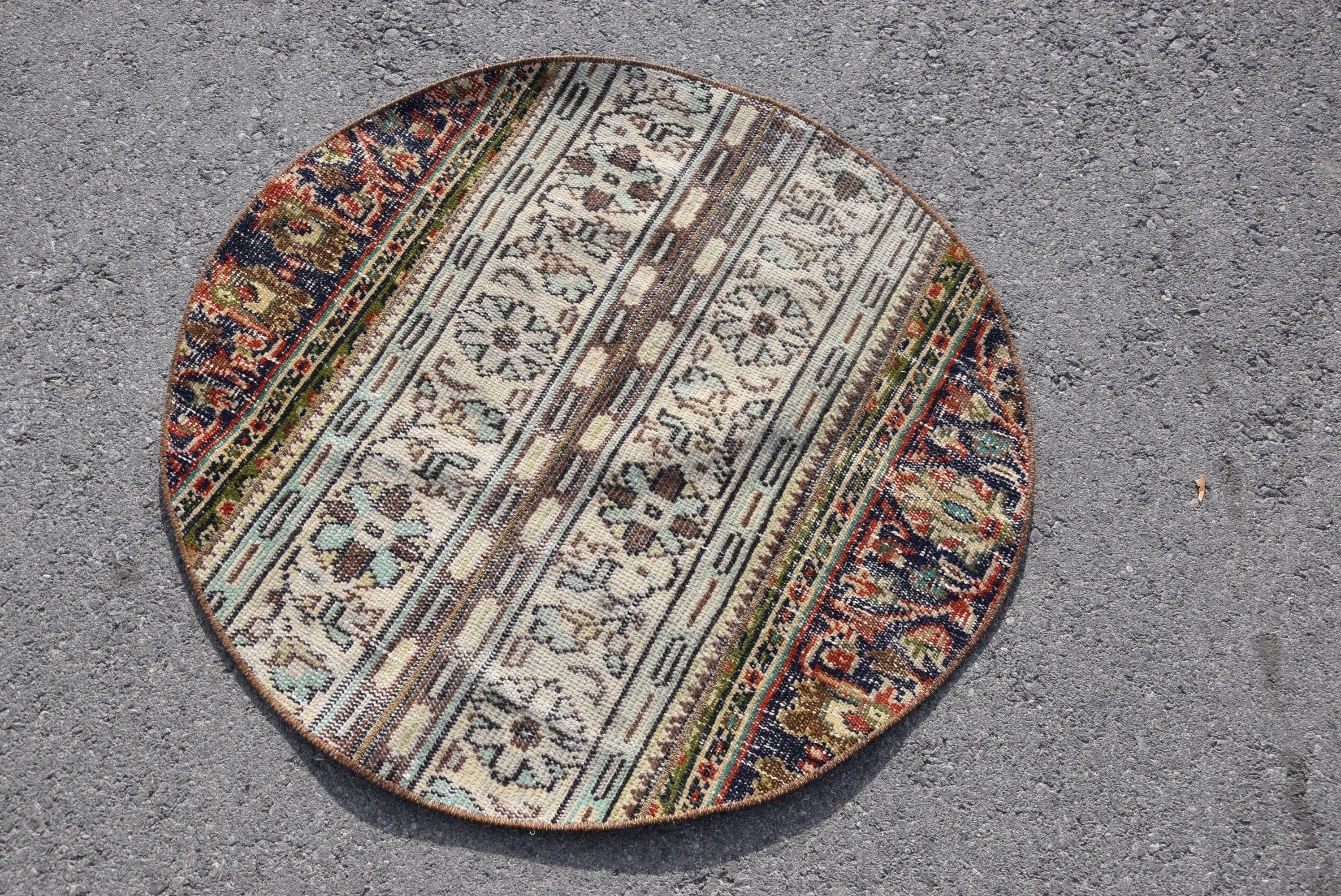 Oryantal Halı, Paspas Halıları, 3x3 ft Küçük Halılar, Vintage Halı, Bej Oryantal Halı, Antika Halılar, Mutfak Halıları, Kapı Paspas Halısı, Türk Halısı