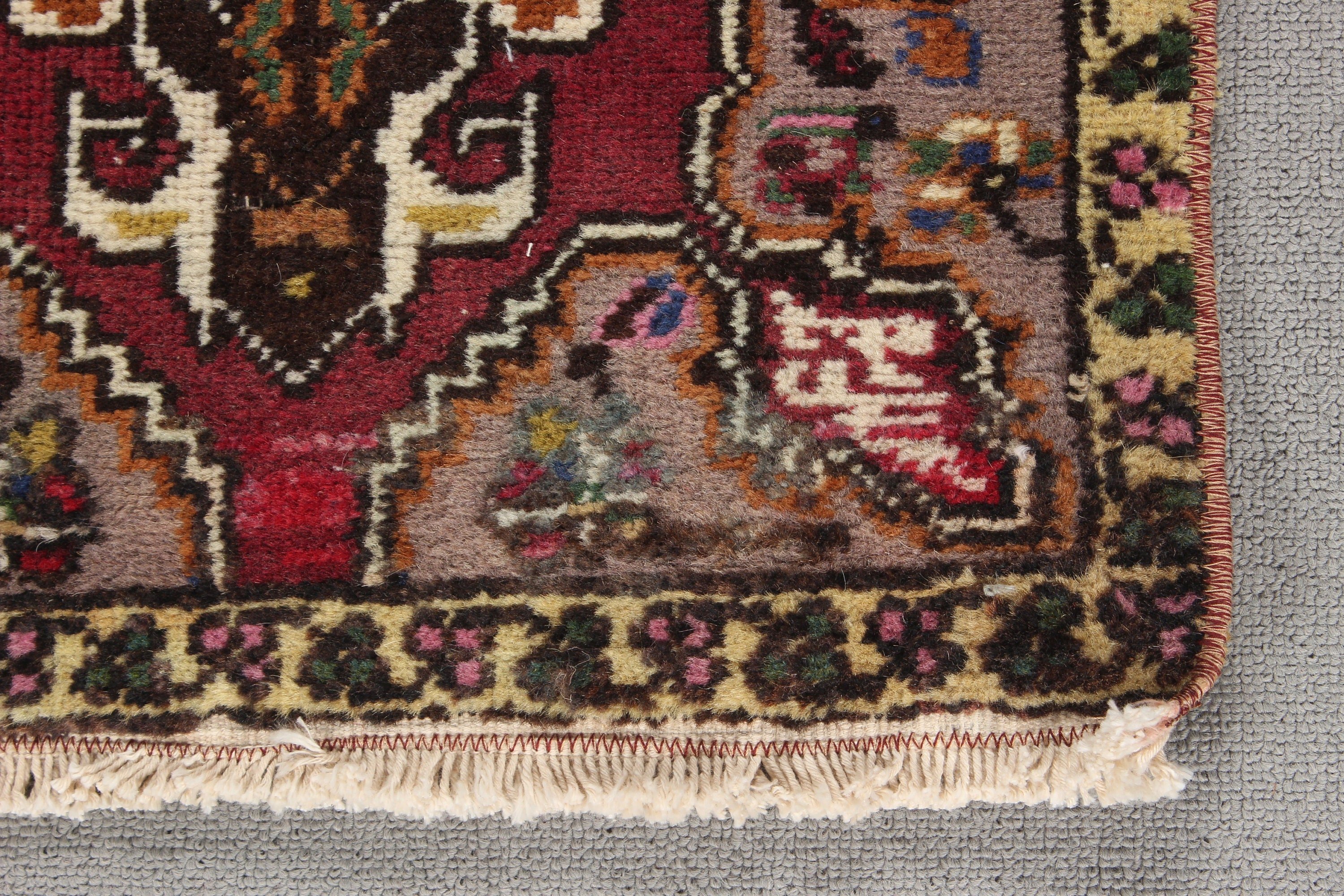 Giriş Halıları, Türk Halıları, Estetik Halı, El Dokuma Halılar, Kırmızı Mutfak Halıları, 1.4x3.3 ft Küçük Halılar, Vintage Halılar, Yatak Odası Halısı, Araba Paspas Halıları