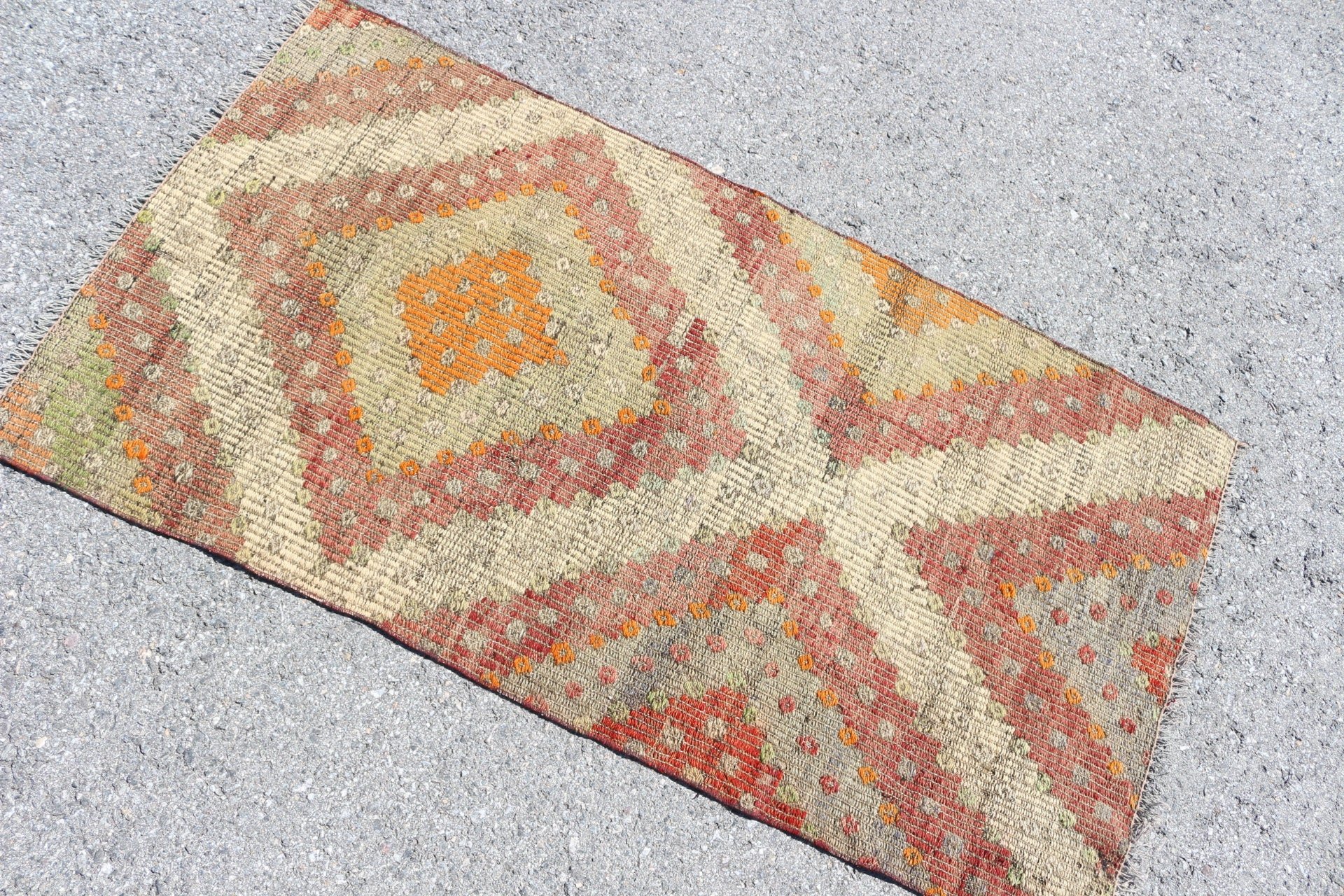 Antique Rug, Kilim, 2.5x4.8 ft Small Rug, Bedroom Rugs, Turkish Rug, Vintage Rug, Turkey Rug, Car Mat Rugs, Brown Floor Rugs