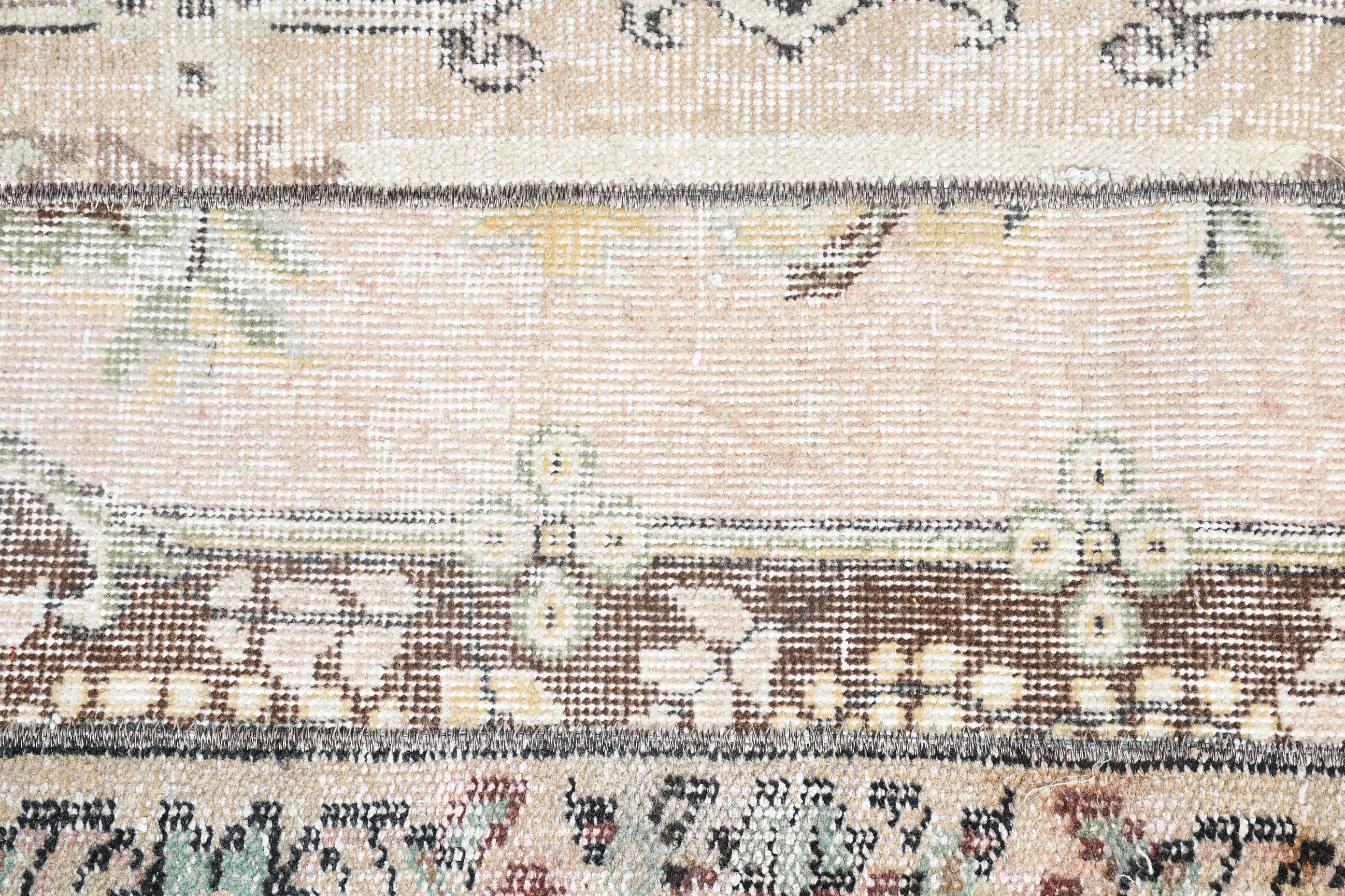 Home Decor Rugs, Beige Kitchen Rug, Bath Rug, Car Mat Rug, Moroccan Rugs, Turkish Rug, Rugs for Bedroom, Vintage Rug, 2x4.4 ft Small Rugs