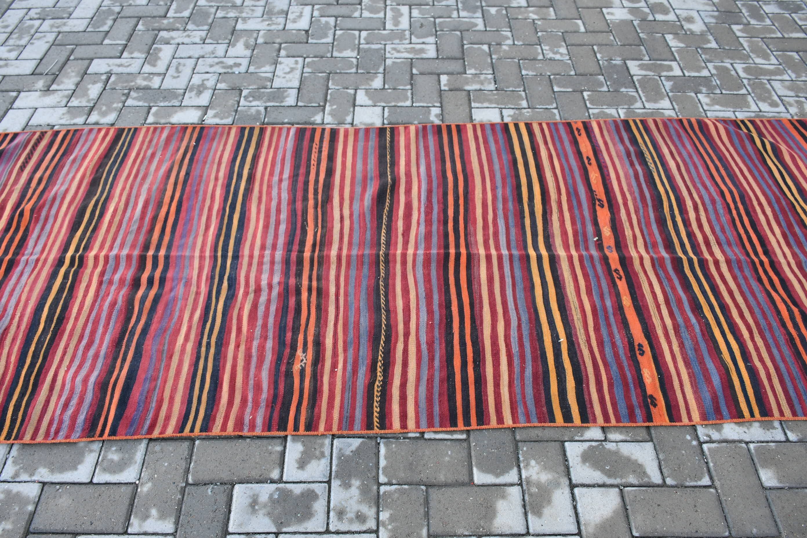 Koridor Halısı, Özel Halı, Yer Halısı, 3,6x11,1 ft Runner Halıları, Vintage Halı, Kırmızı Soğuk Halı, Anadolu Halıları, Kilim, Merdiven Halıları, Türk Halısı