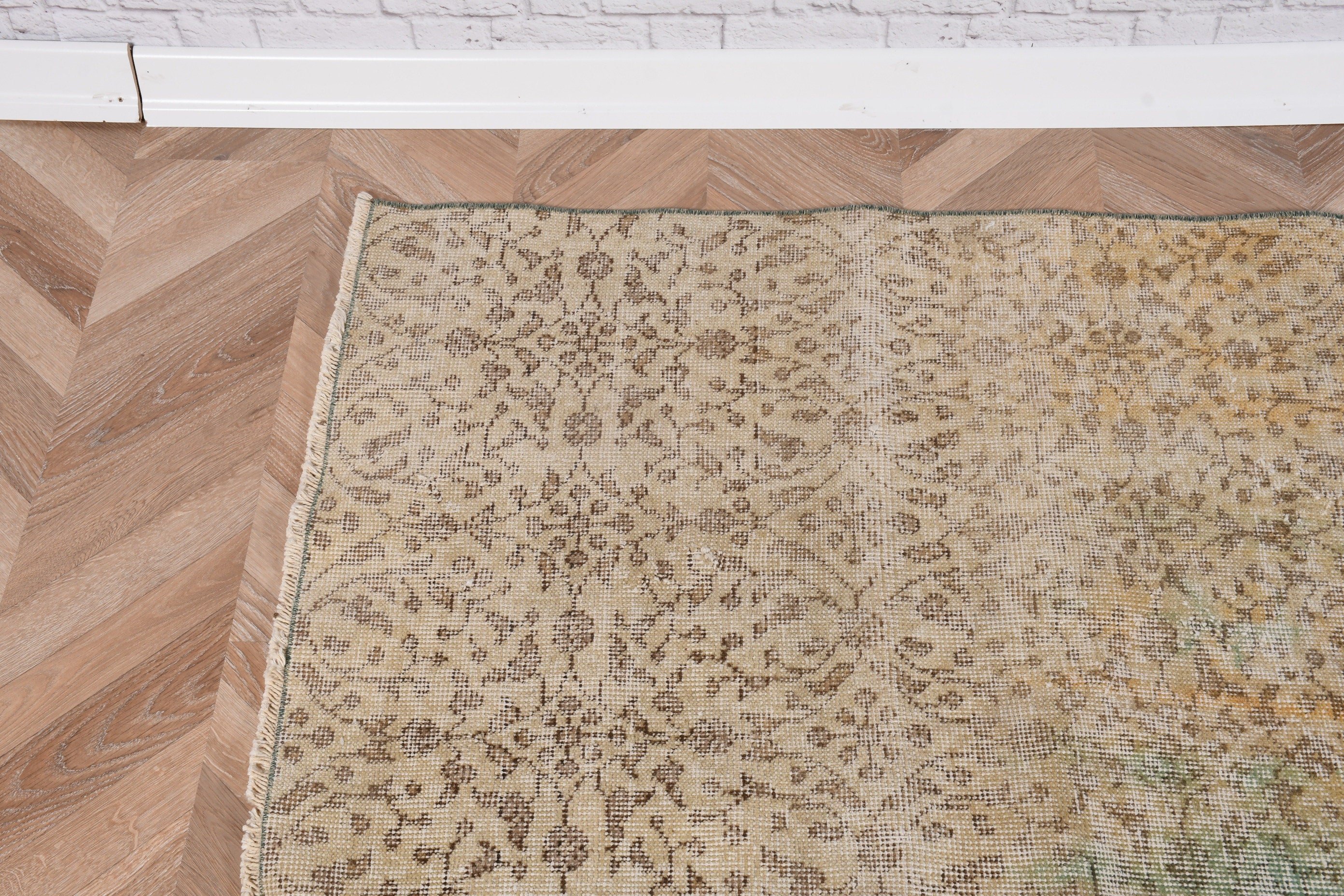 Vintage Rug, Turkish Rug, Neutral Rugs, Ethnic Rugs, Salon Rug, Beige Home Decor Rugs, Anatolian Rugs, 5.1x7.9 ft Large Rug, Large Boho Rug