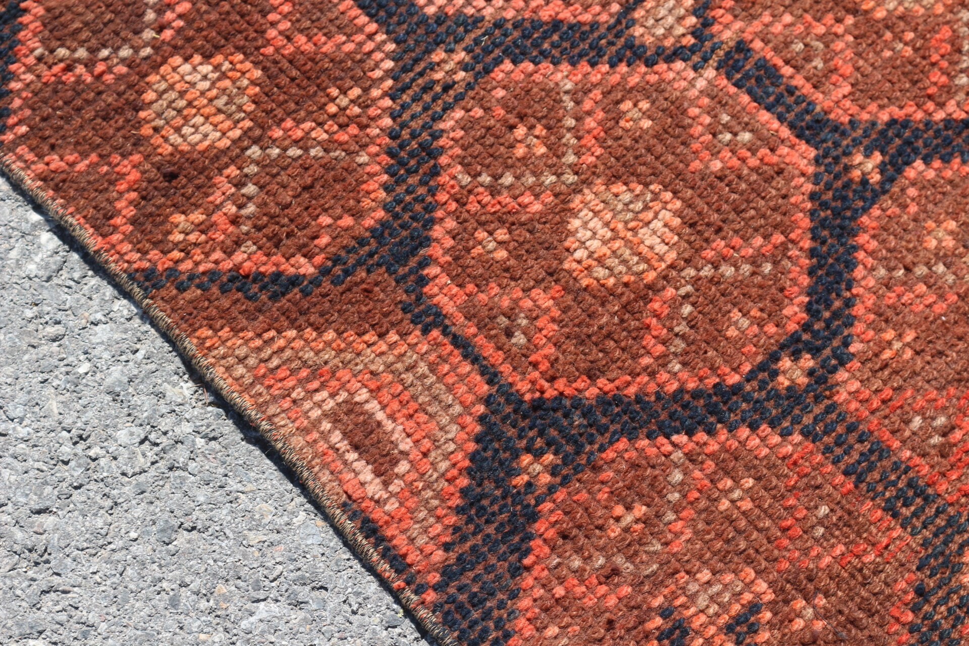 Türk Halıları, Koridor Halıları, Merdiven Halıları, Merdiven Halıları, 2.6x10 ft Runner Halısı, Vintage Halı, Kırmızı Ev Dekor Halıları, Fas Halısı, Yün Halıları