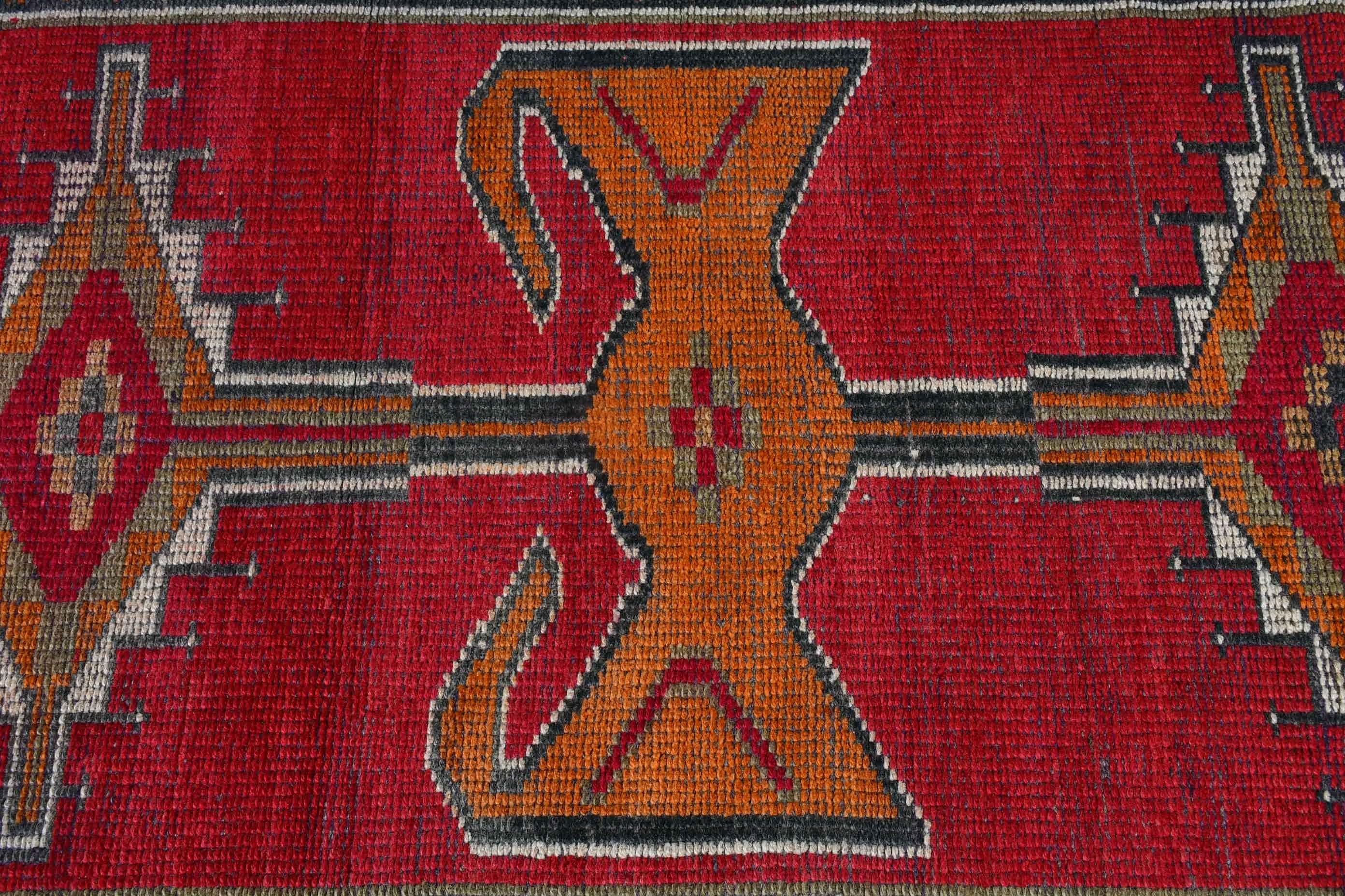 Vintage Halılar, 2.8x10.8 ft Runner Halı, Mutfak Halısı, Pembe Fas Halısı, Havalı Halı, Koridor Halısı, Yatak Odası Halıları, Runner Halıları, Türk Halısı