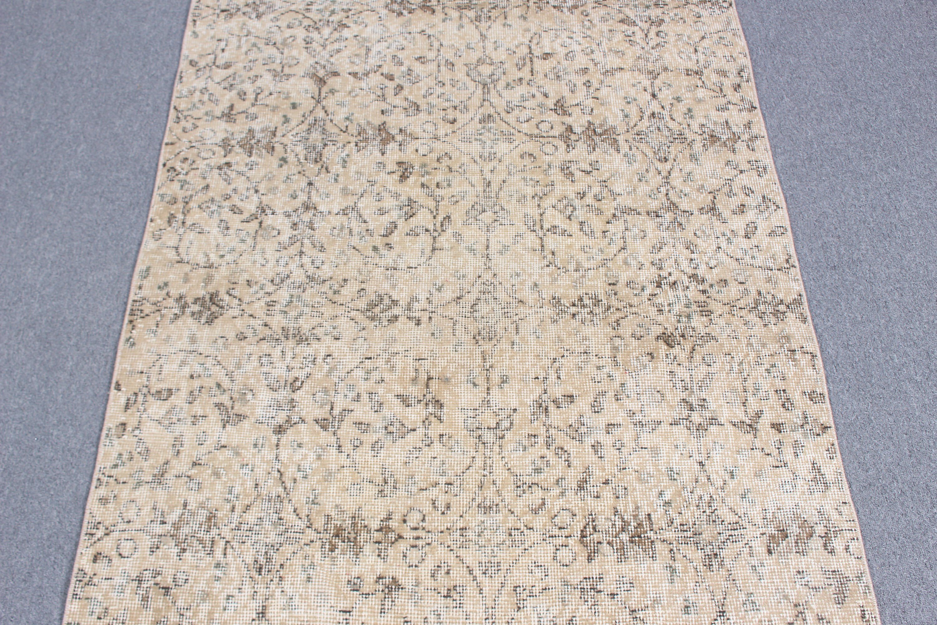 Vintage Accent Rug, Turkish Rugs, Bedroom Rugs, Luxury Rugs, Vintage Rugs, Boho Rug, 3.3x6.2 ft Accent Rug, Beige Luxury Rug