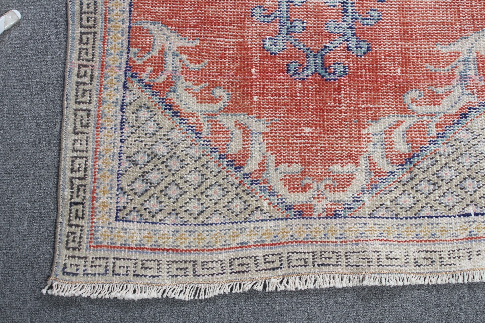 Bedroom Rug, Turkish Rug, Vintage Rug, 2.7x4.6 ft Small Rug, Red Cool Rugs, Anatolian Rugs, Home Decor Rugs, Rugs for Bath, Bath Rug