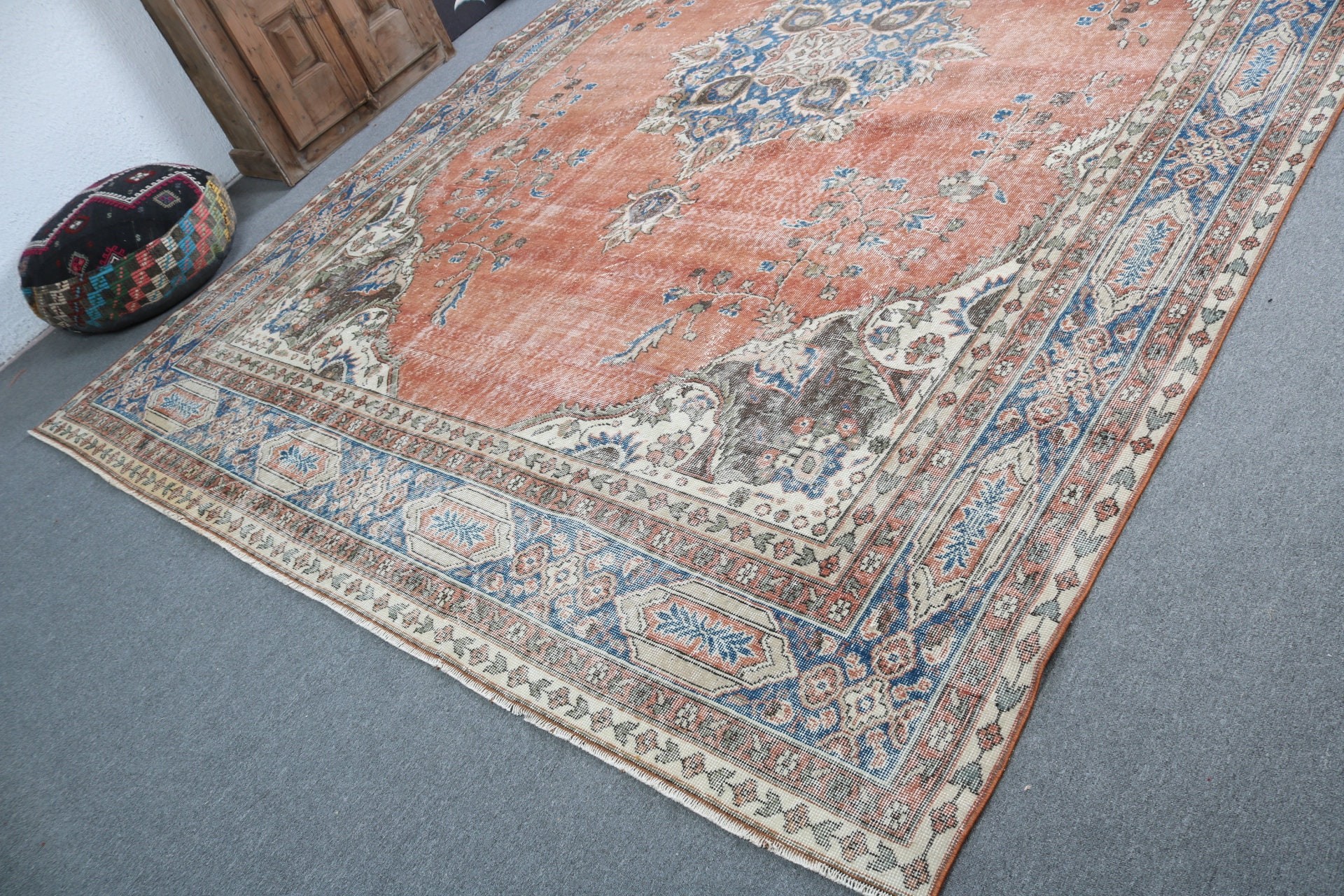 Salon Halıları, Lüks Halılar, Vintage Halı, Kırmızı Ev Dekor Halıları, Türk Halısı, 9.1x13.2 ft Büyük Boy Halı, Yemek Odası Halısı, Modern Halı, Yatak Odası Halısı