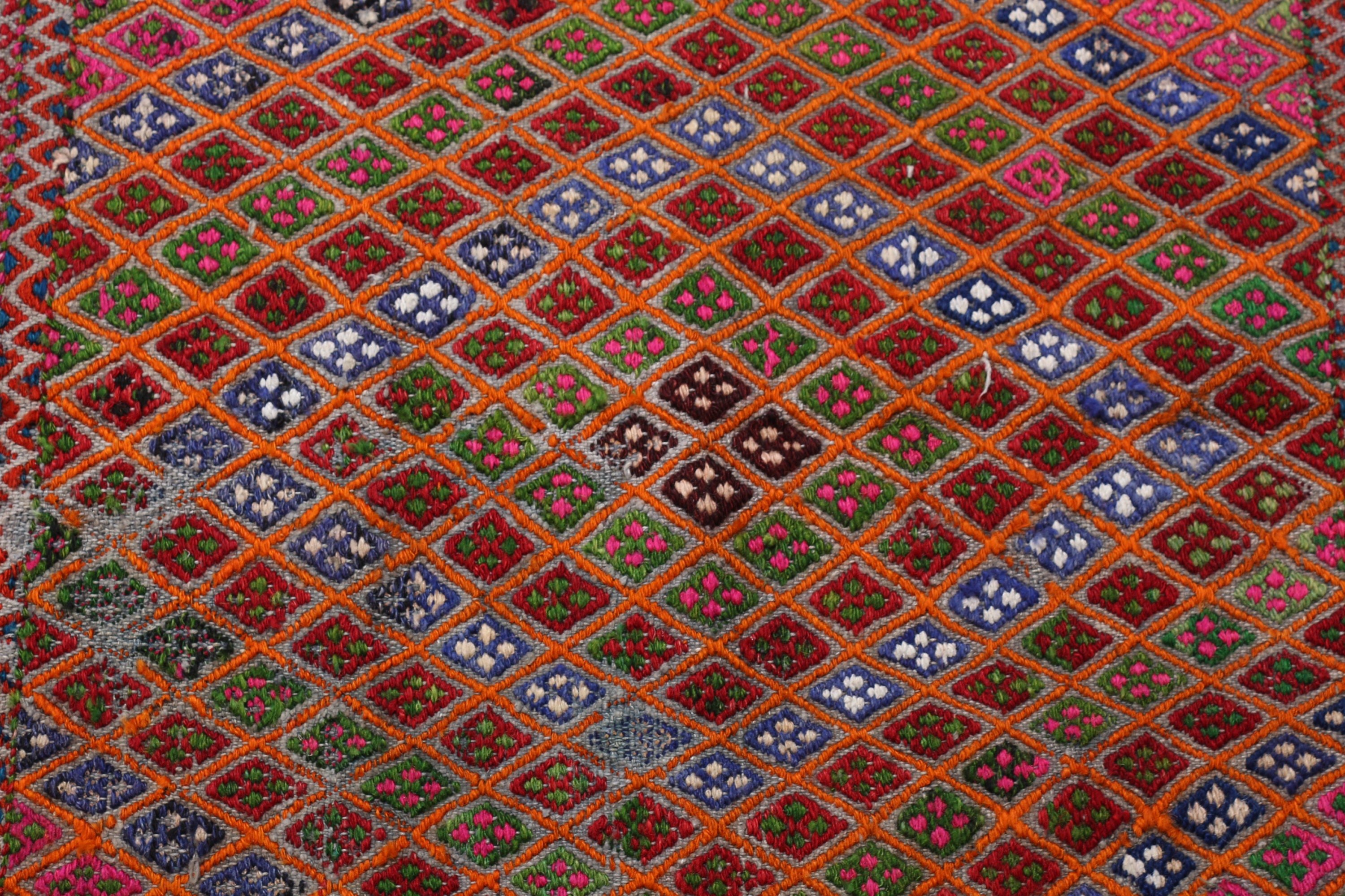 Türk Halısı, Kilim, Gökkuşağı 3x3.4 ft Küçük Halı, Kapı Paspası Halısı, Aztek Halısı, Vintage Halı, Mutfak Halıları, Çocuk Halıları, Oushak Halısı