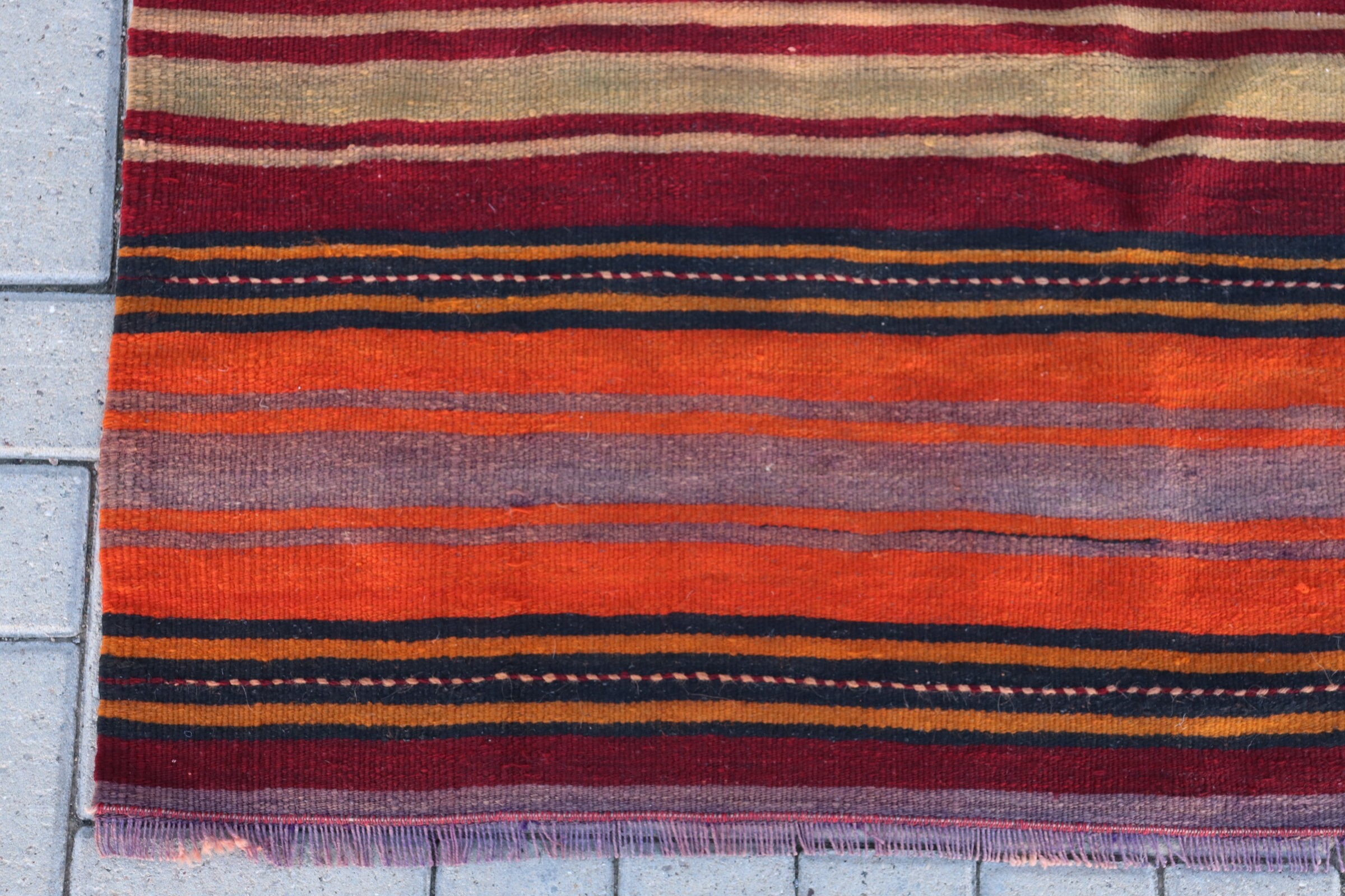 Living Room Rug, Retro Rugs, Anatolian Rugs, Vintage Rug, Kilim, Red Cool Rug, Kitchen Rugs, Bedroom Rug, Turkish Rug, 3.9x6.6 ft Area Rug