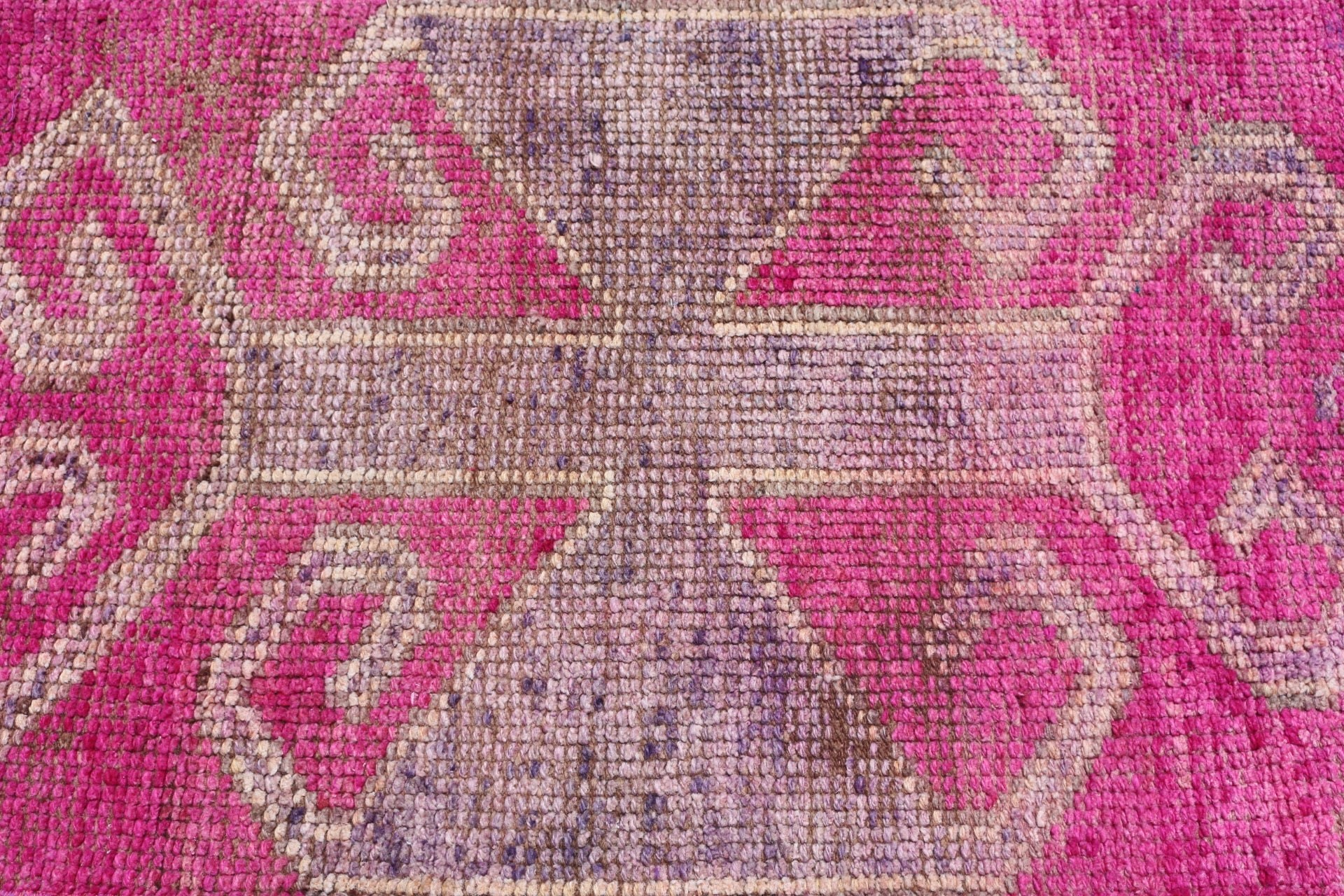 Rugs for Runner, Vintage Rug, 2.6x9.7 ft Runner Rug, Oushak Rug, Turkish Rugs, Stair Rug, Antique Rug, Pink Oushak Rugs, Corridor Rug