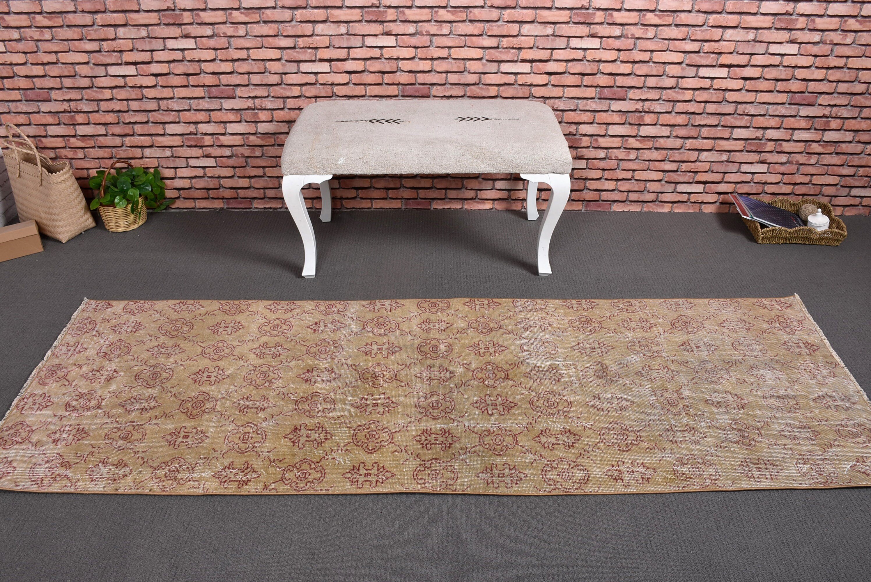 Anadolu Halıları, Yeşil Mutfak Halıları, 2.7x7.8 ft Runner Halıları, Vintage Runner Halısı, Türk Halıları, Merdiven Halıları, Mutfak Halısı, Vintage Halı