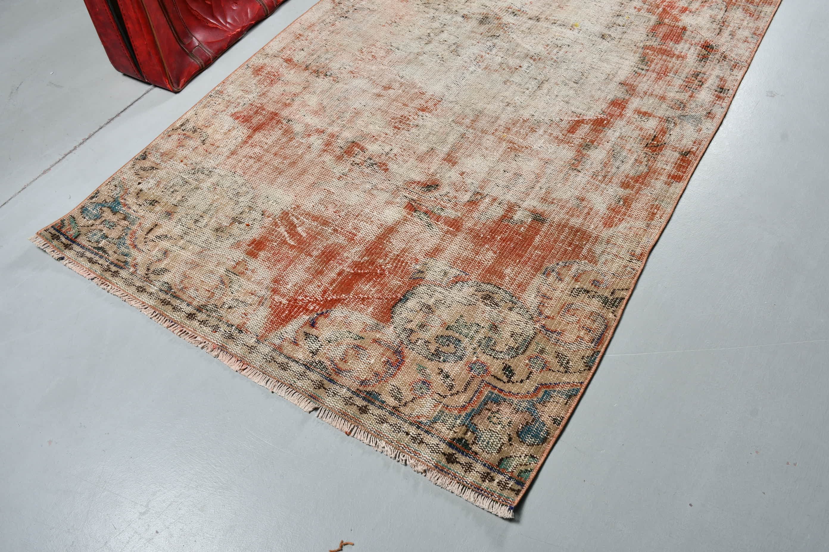 Rugs for Living Room, Anatolian Rugs, Moroccan Rugs, Turkish Rug, Red  4.3x8.7 ft Area Rugs, Vintage Rug, Nursery Rug