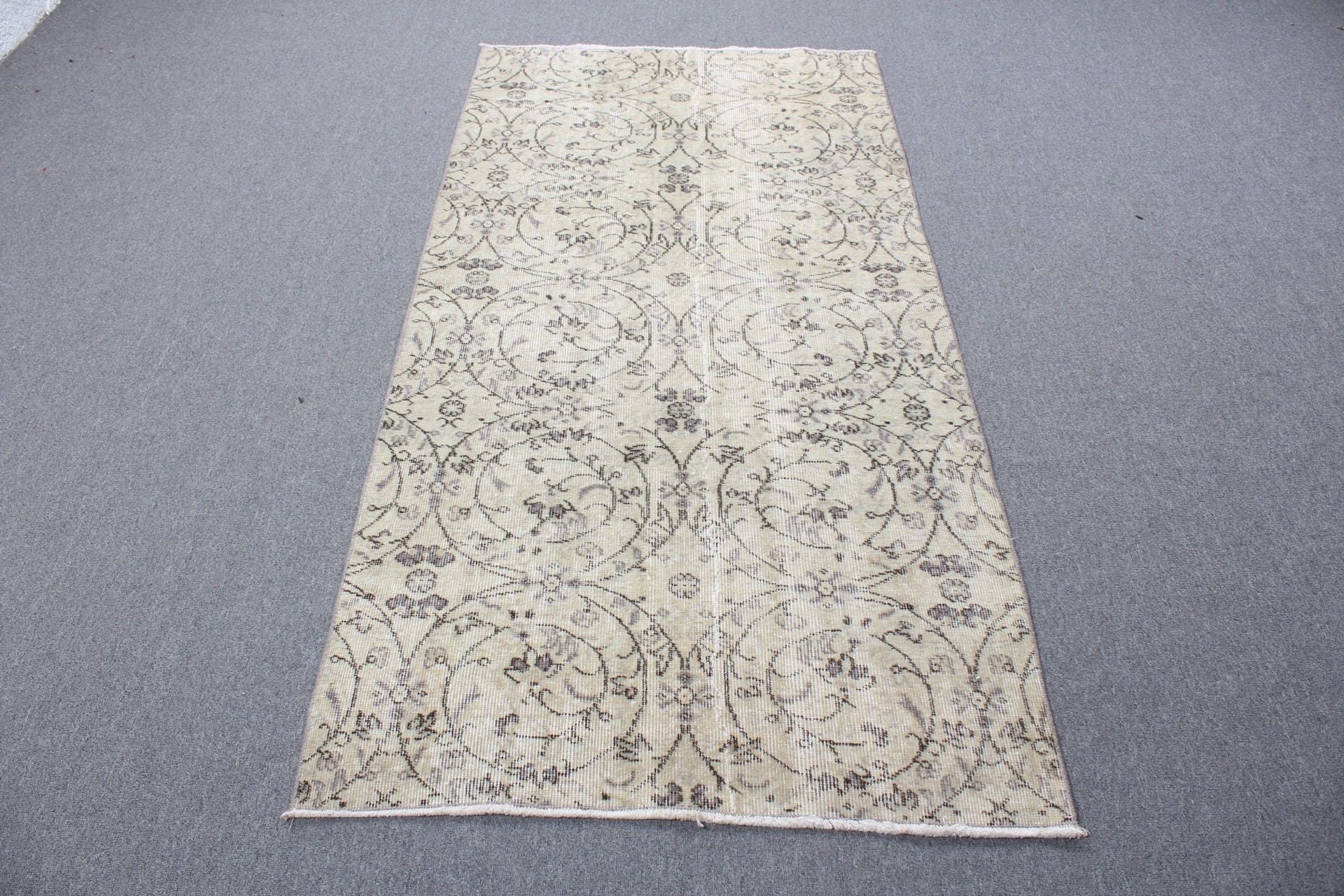 Yeşil Yer Halısı, Çocuk Halısı, Antika Halı, Vintage Halı, Türk Halısı, 3.3x6.7 ft Aksan Halıları, Giriş Halısı, Yatak Odası Halısı, Yatak Odası Halıları