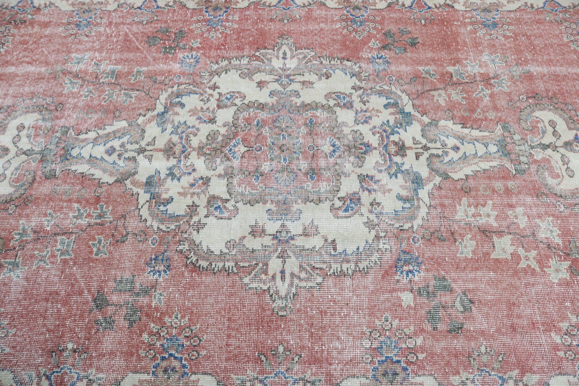 Ev Dekorasyonu Halıları, Geometrik Halılar, Türk Halısı, Vintage Halı, Oturma Odası Halıları, Kırmızı Oryantal Halı, Yemek Odası Halısı, 5.7x9.7 ft Büyük Halılar