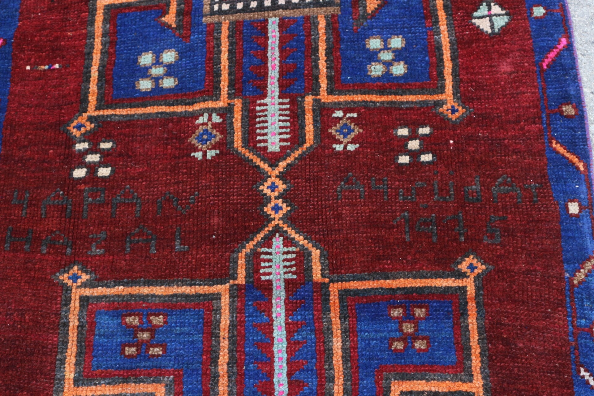 Kırmızı Yer Halıları, Koşucu Halıları, Merdiven Halısı, Koridor Halısı, 3.4x12 ft Runner Halısı, Vintage Halılar, Ev Dekorasyonu Halıları, Antika Halı, Türk Halısı