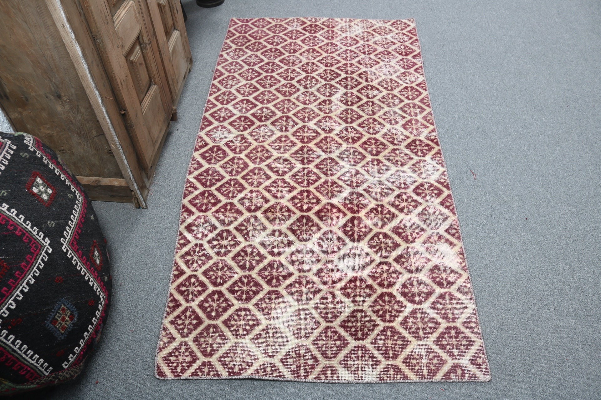 Dekoratif Halı, El Dokuma Halılar, Türk Halısı, 3x6 ft Aksan Halısı, Çocuk Halıları, Vintage Halı, Boho Halıları, Giriş Halısı, Sarı Açıklama Halıları