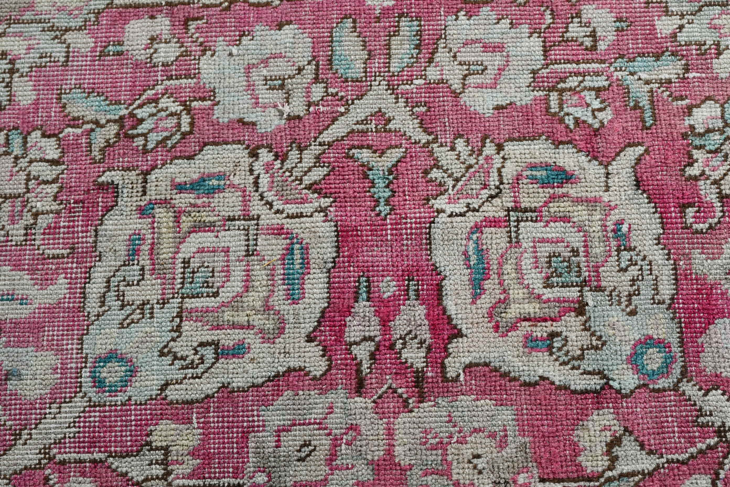 Cool Rug, Vintage Decor Rugs, Vintage Rug, Turkish Rugs, Pink Cool Rug, Floor Rugs, 8.8x11.5 ft Oversize Rugs, Dining Room Rug, Salon Rug