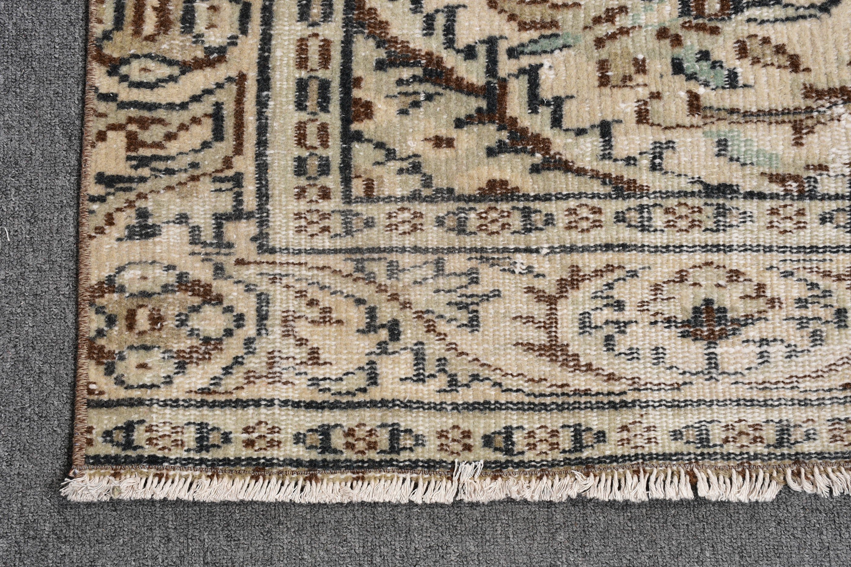 Beige Cool Rugs, Living Room Rugs, Oushak Rug, Office Rug, Vintage Rugs, Turkish Rugs, Dining Room Rug, Cool Rugs, 5.3x9.8 ft Large Rug