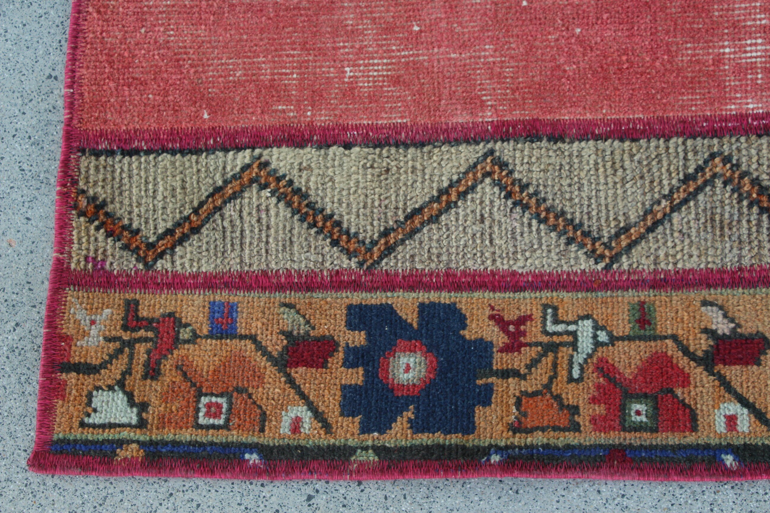 Lüks Halı, Vintage Halı, Uzun Yolluk Halı, Boho Halılar, 2.3x8.4 ft Runner Halı, Pembe Lüks Halılar, Nötr Halılar, Türk Halısı, Vintage Runner Halı