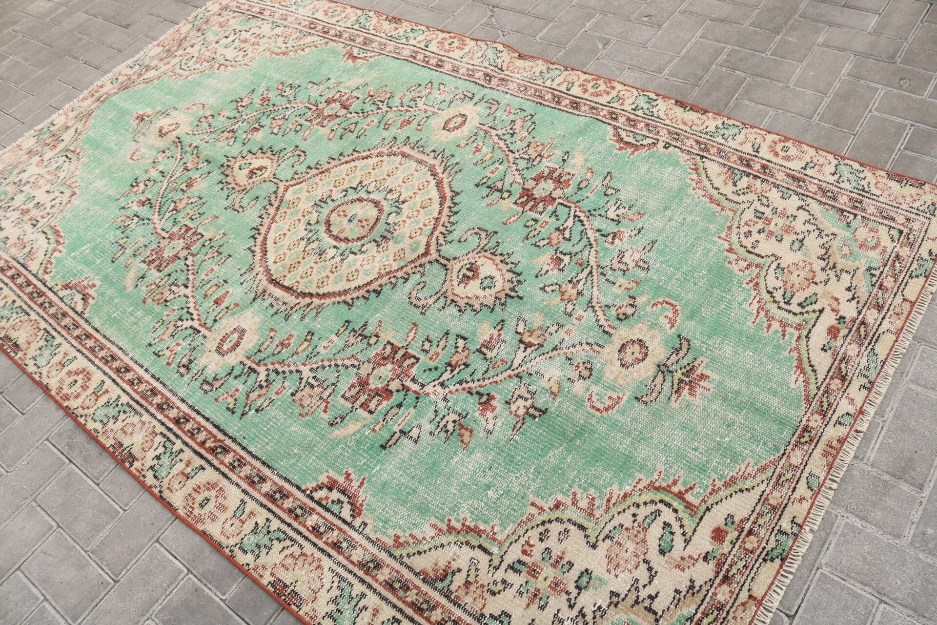 Living Room Rugs, 4.8x7.9 ft Area Rugs, Rugs for Bedroom, Ethnic Rug, Kitchen Rug, Moroccan Rug, Vintage Rugs, Turkish Rug, Dining Room Rug