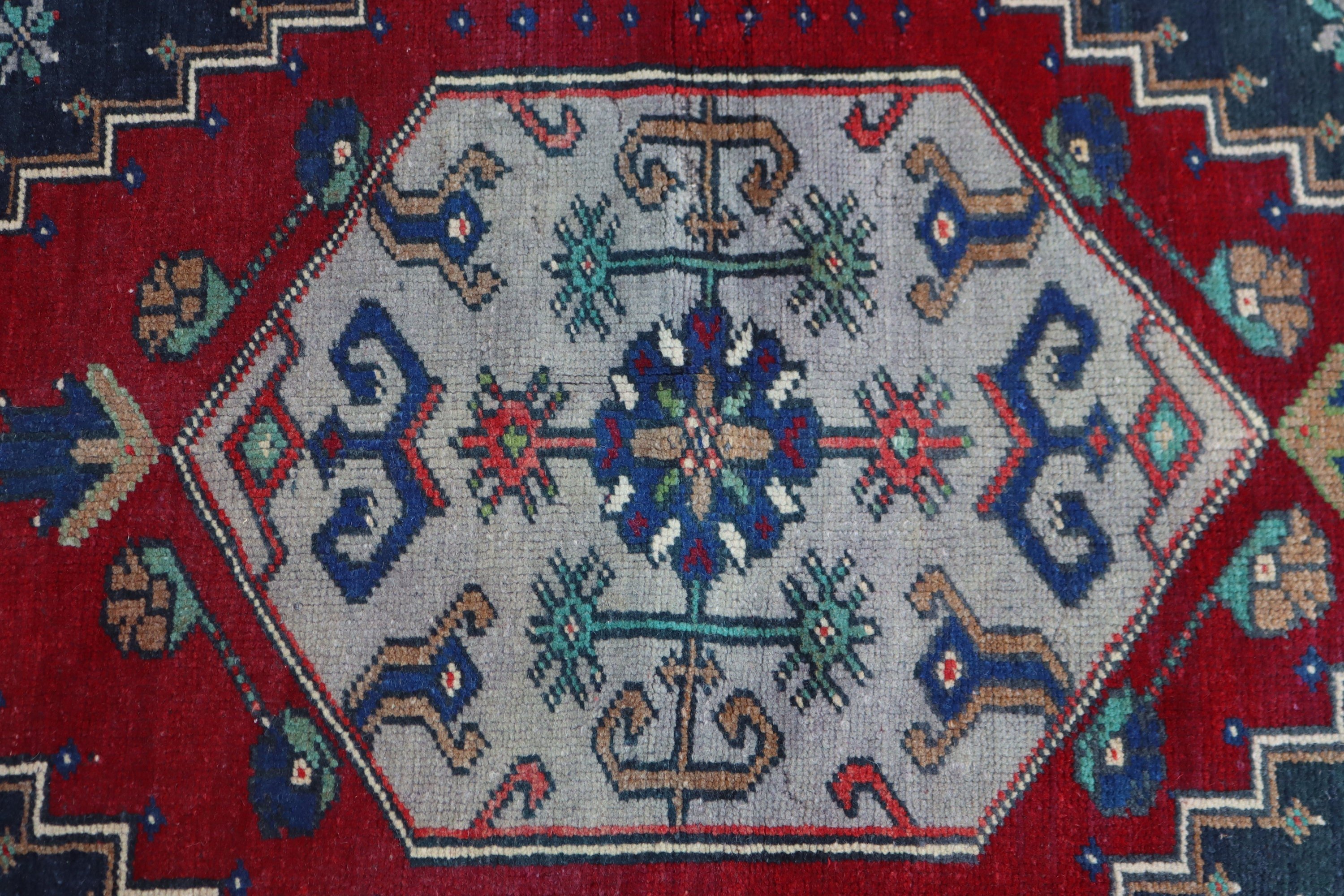 El Dokuma Halılar, 3.1x5.6 ft Aksan Halıları, Vintage Halılar, Boho Vurgu Halıları, Kırmızı Anadolu Halıları, Geometrik Halı, Türk Halıları, Çocuk Halıları