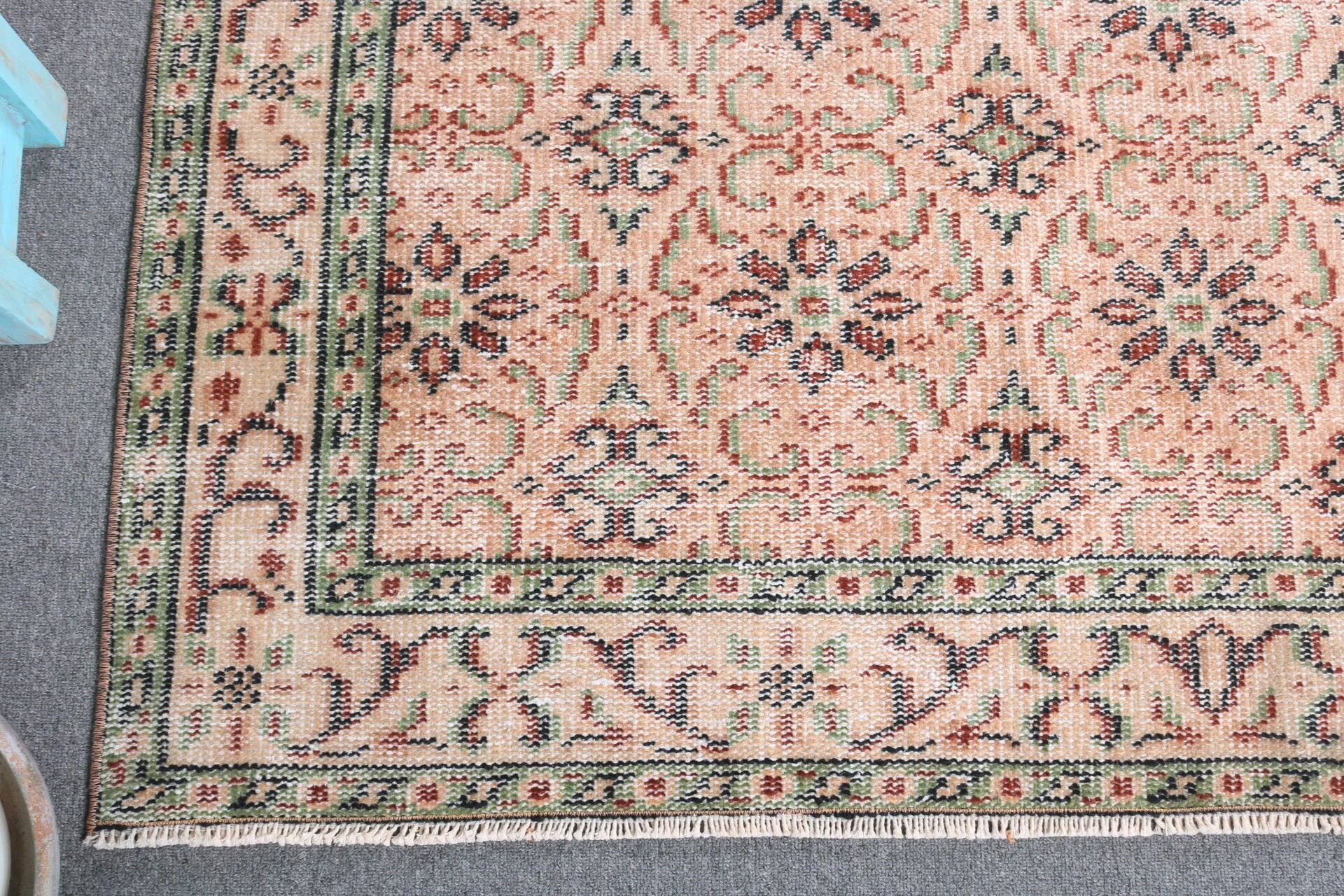 Living Room Rug, Turkish Rugs, Pale Rug, Vintage Rugs, Bedroom Rug, 5.3x8.6 ft Large Rugs, Wool Rug, Rugs for Salon, Home Decor Rug