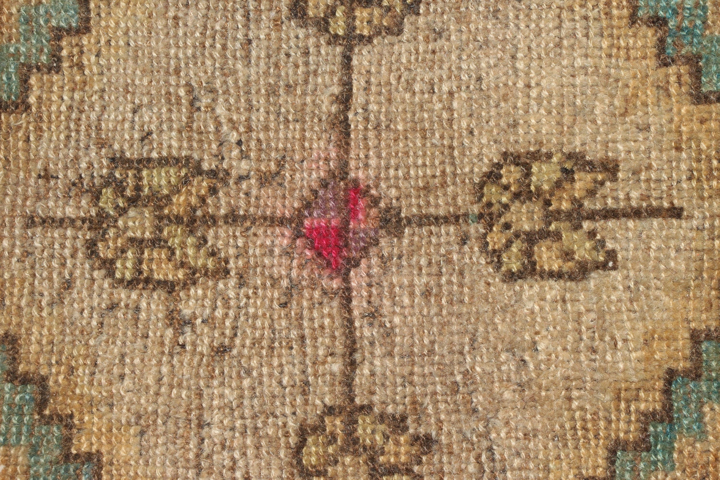 Natural Rug, Turkish Rug, Car Mat Rugs, Home Decor Rug, Door Mat Rug, Vintage Rug, Oriental Rug, Beige  1.2x3.1 ft Small Rug