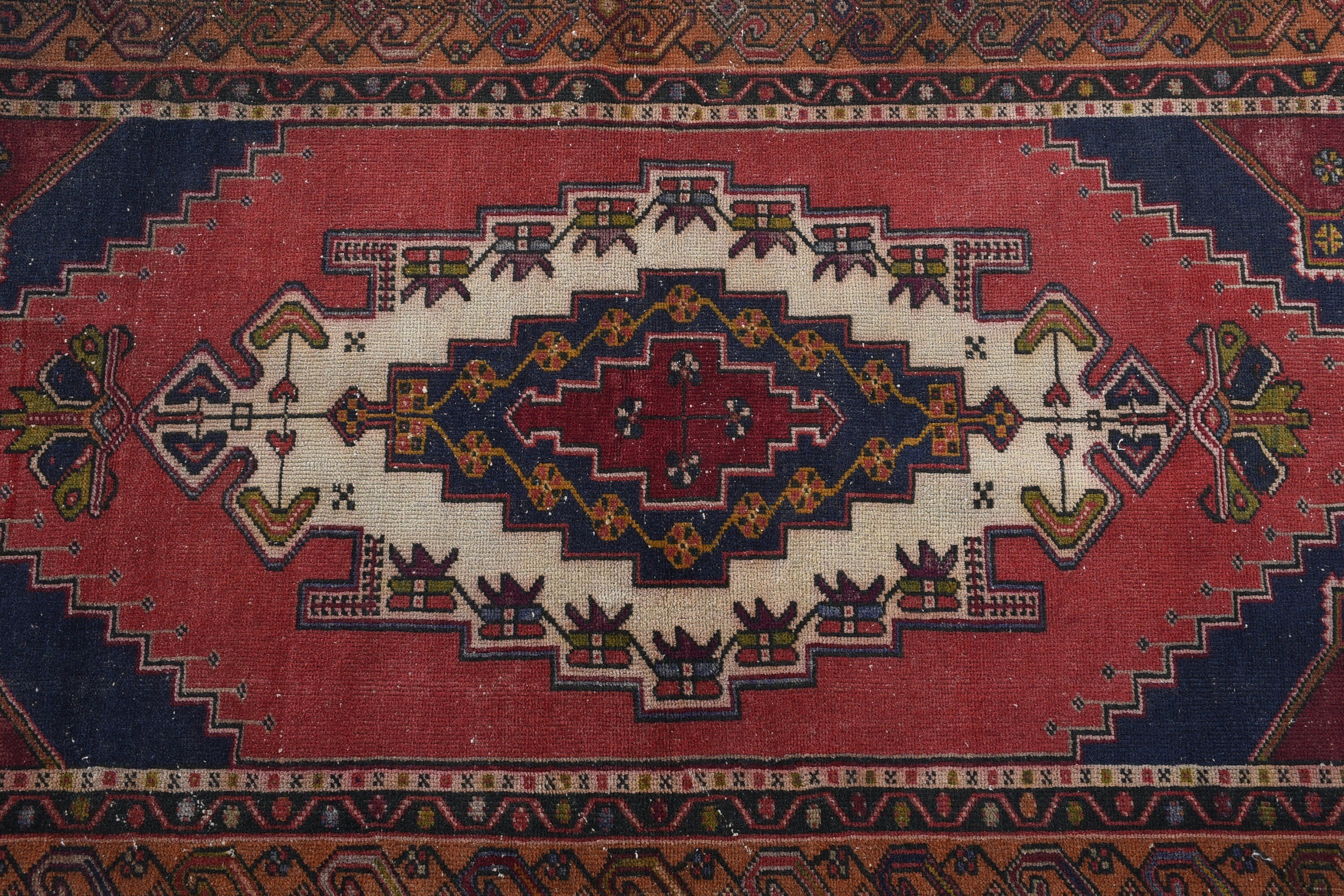 Brown Antique Rugs, Turkish Rug, Anatolian Rugs, 4.2x7.5 ft Area Rug, Kitchen Rugs, Eclectic Rugs, Oushak Rugs, Vintage Rug, Bedroom Rug