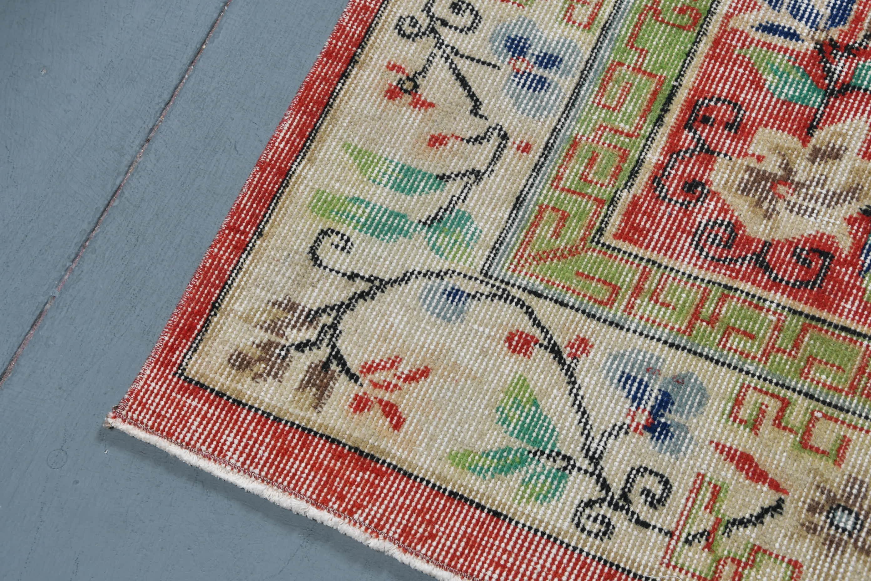 Living Room Rug, Red Anatolian Rug, Designer Rug, Kitchen Rug, Bedroom Rugs, 6.1x9.6 ft Large Rugs, Turkish Rug, Vintage Rugs