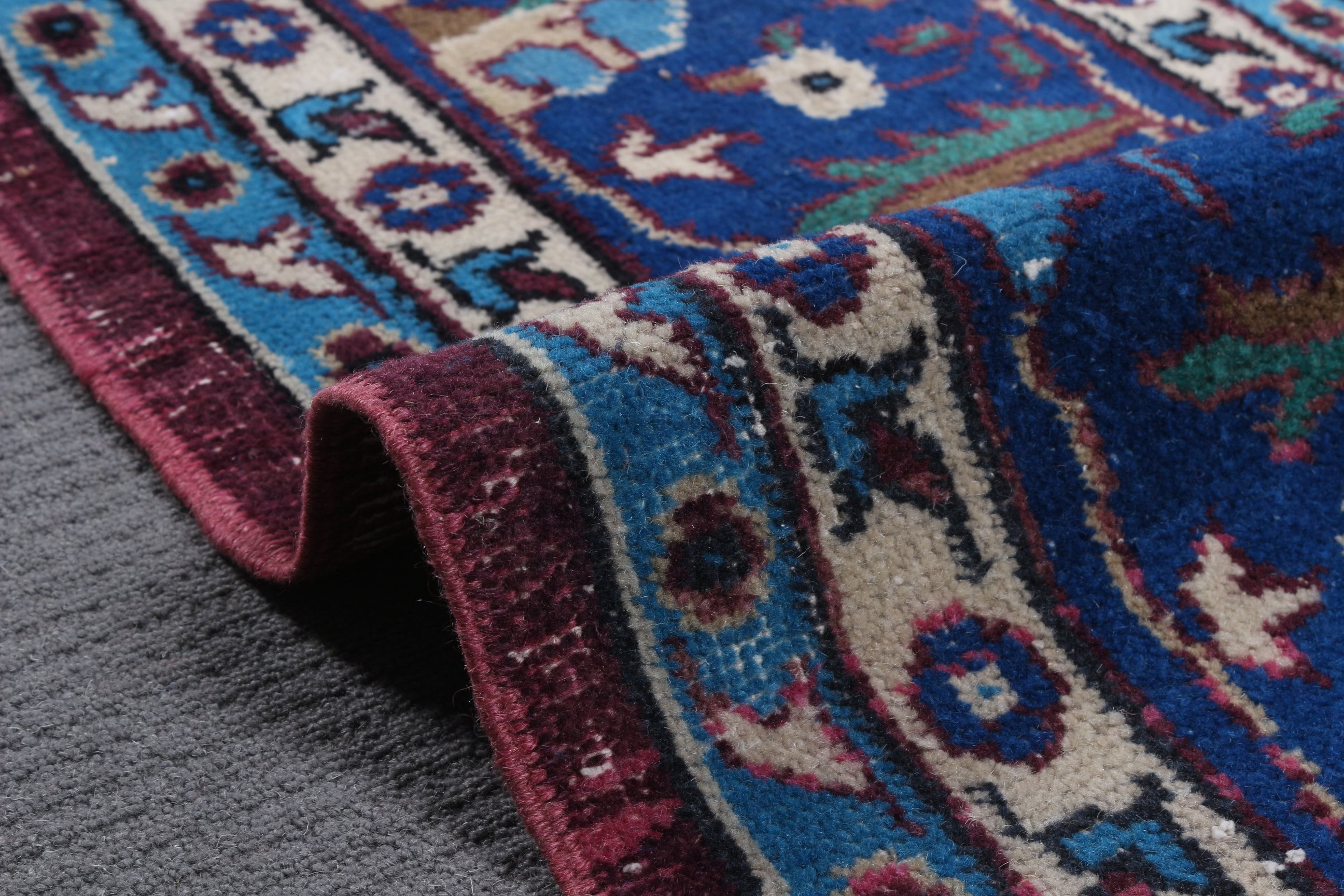 8.8x13.5 ft Oversize Rug, Turkish Rugs, Outdoor Rug, Vintage Rug, Blue Moroccan Rug, Bedroom Rug, Living Room Rug, Saloon Rug