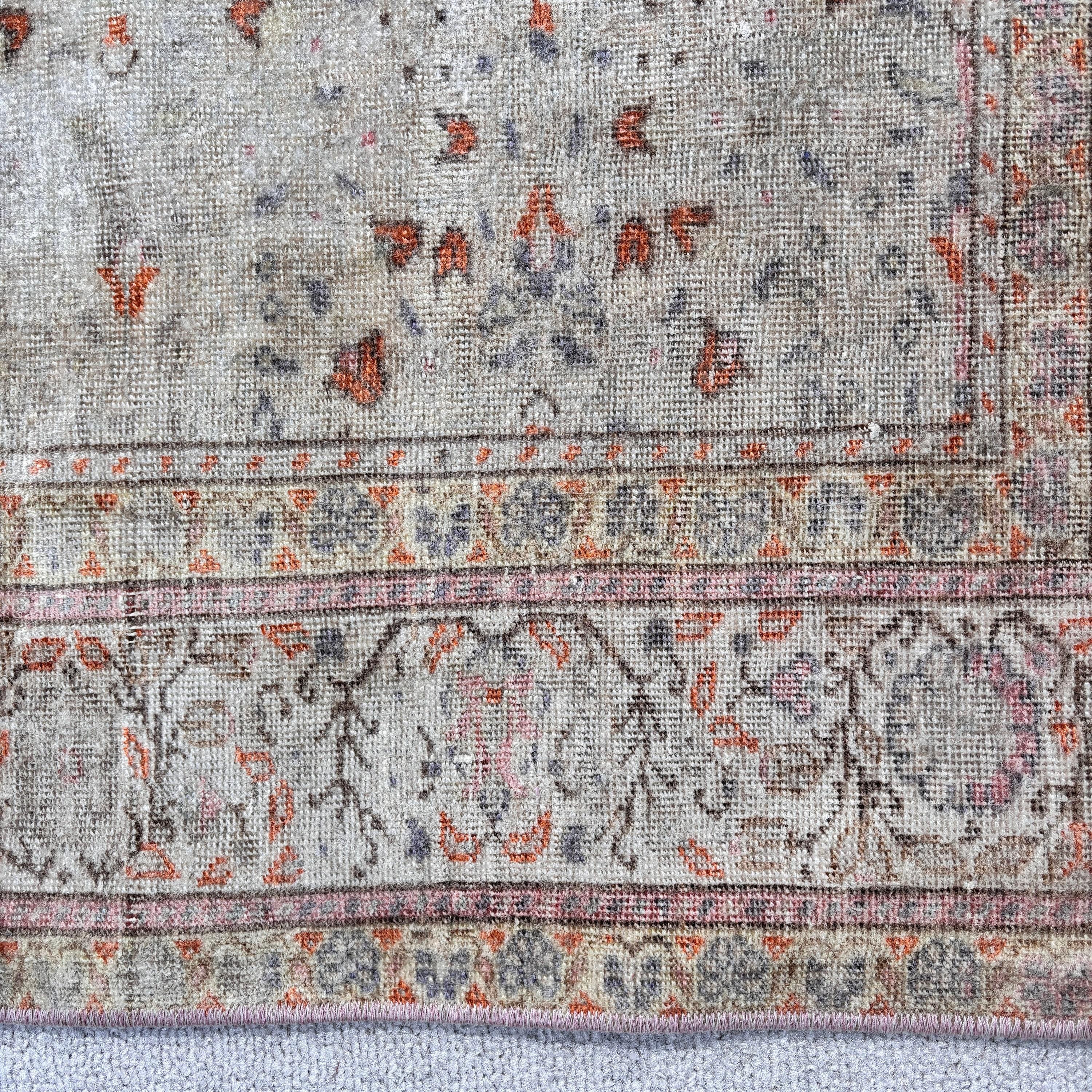 Vintage Halılar, Mutfak Halıları, 3,7x5,7 ft Aksan Halısı, Türk Halıları, Oryantal Halılar, Lüks Halılar, Dekoratif Halılar, Bej Boho Halıları, Türkiye Halısı