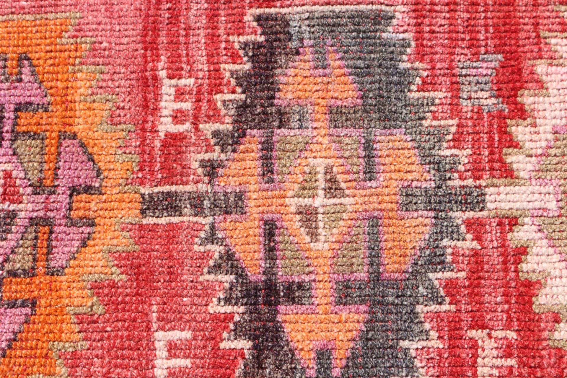 Red Moroccan Rugs, Corridor Rugs, Antique Rugs, 2.6x11.8 ft Runner Rugs, Moroccan Rugs, Pastel Rug, Vintage Rug, Hallway Rugs, Turkish Rug