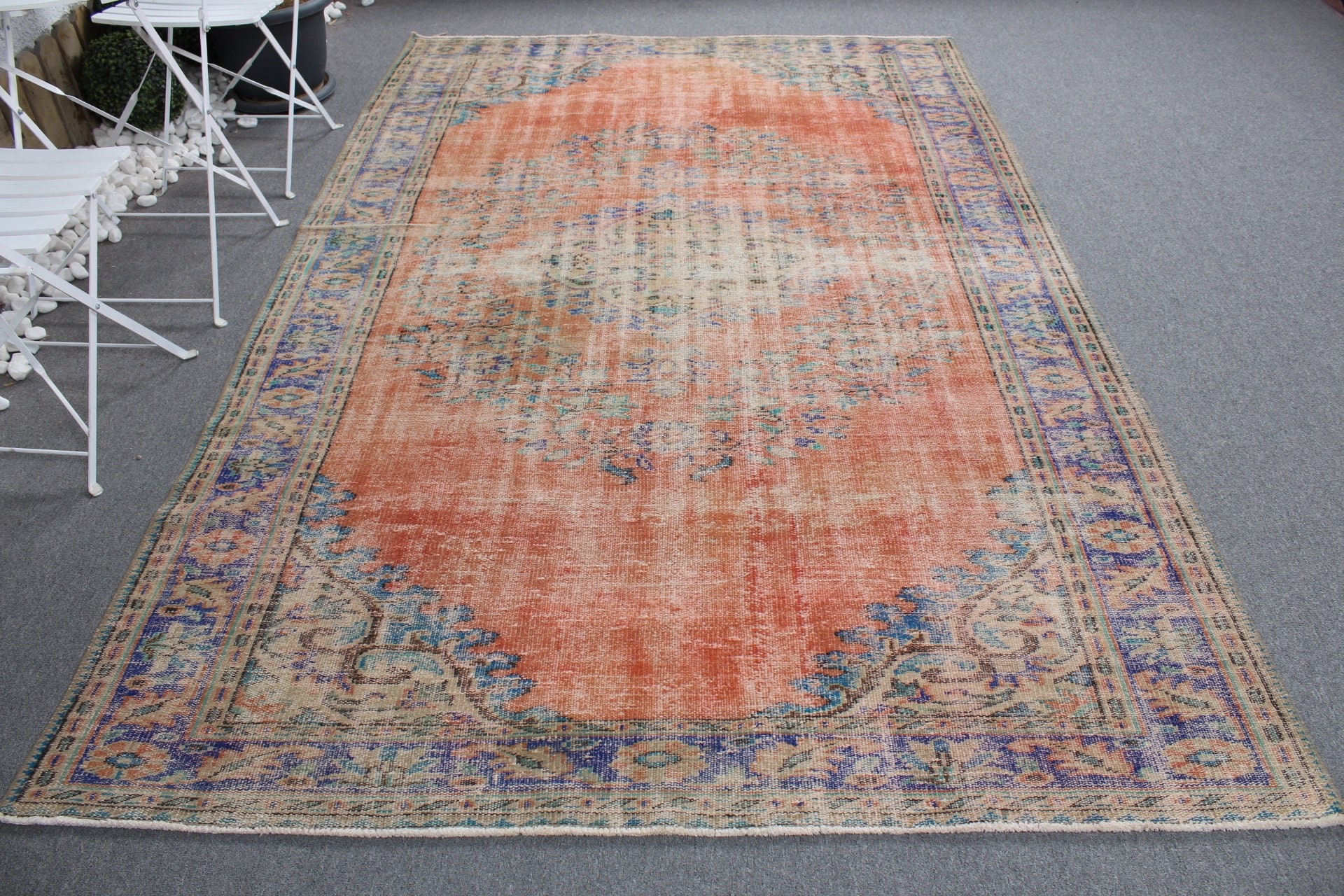 Red Bedroom Rugs, Anatolian Rug, Vintage Rugs, Turkish Rug, Salon Rug, Dining Room Rug, Ethnic Rugs, 6.1x9.3 ft Large Rugs