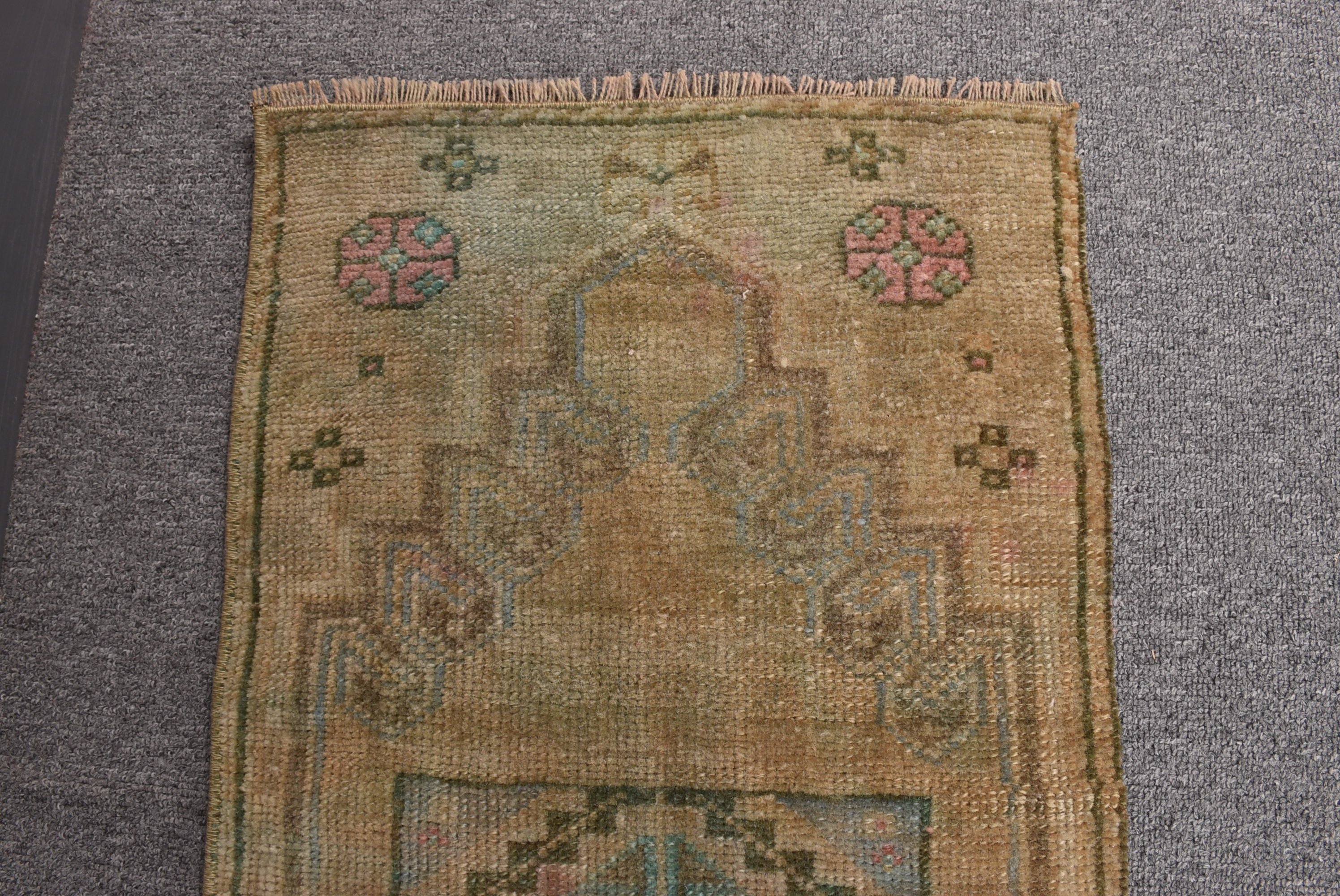 Türk Halıları, 1.3x2.5 ft Küçük Halılar, Vintage Halı, Boho Halıları, Çocuk Halısı, Paspas Halıları, Modern Halılar, Yeşil Mutfak Halısı, Oryantal Halılar