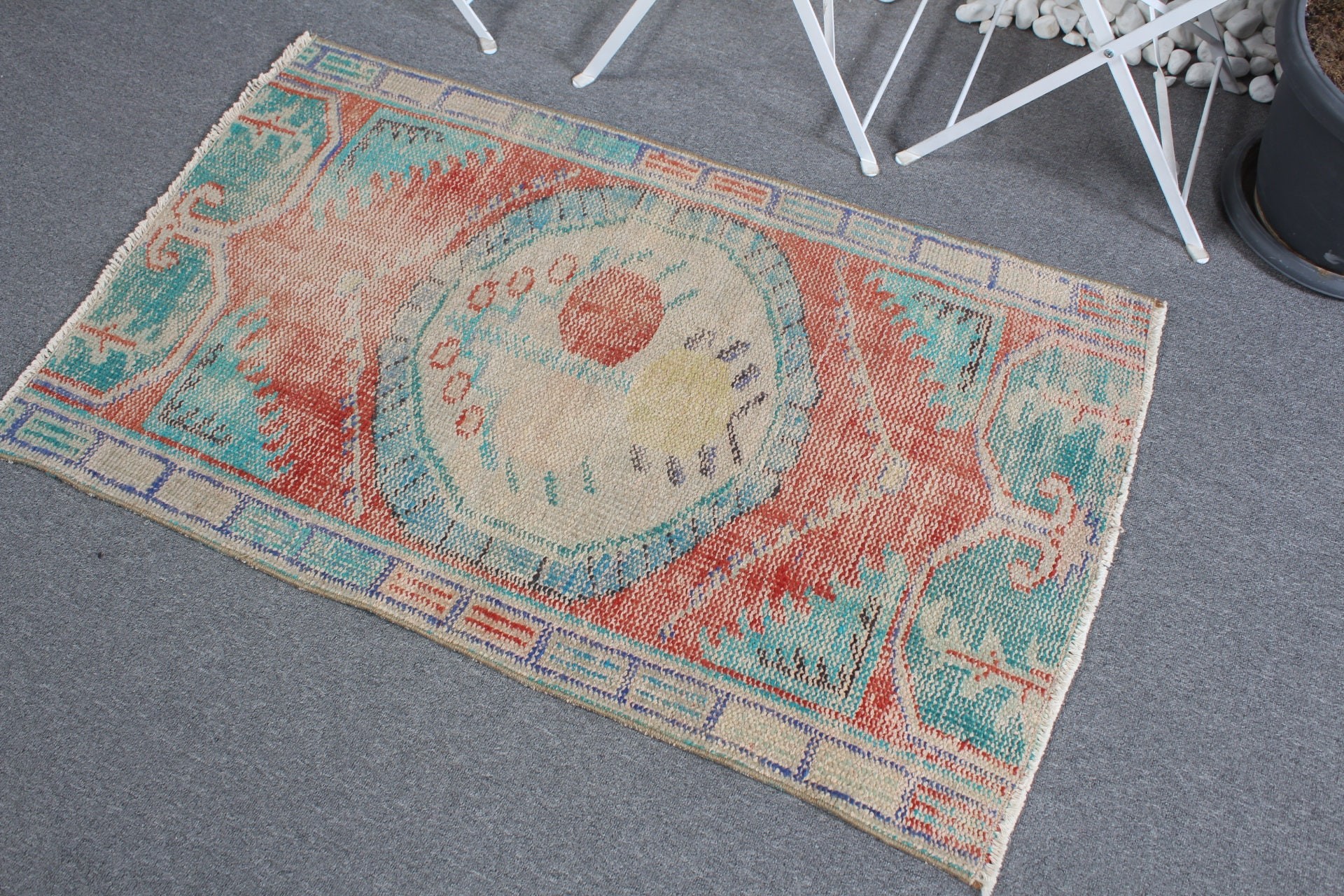 Cool Rug, Bath Rug, Vintage Rug, Art Rug, Rugs for Nursery, Car Mat Rug, 2.5x4.2 ft Small Rug, Moroccan Rug, Red Kitchen Rugs, Turkish Rugs