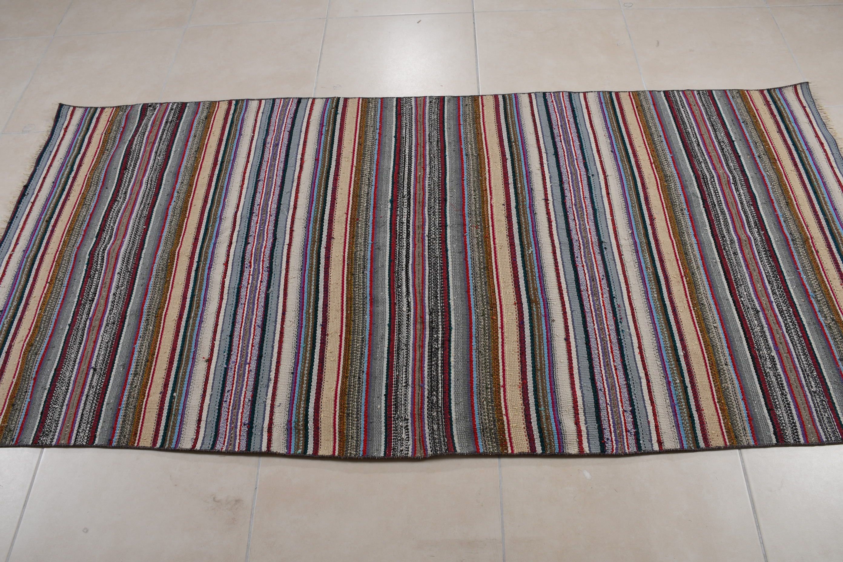 Anadolu Halısı, Kilim, Mutfak Halısı, Çocuk Halısı, Türk Halısı, Yer Halısı, 3.6x7.6 ft Alan Halısı, Alan Kilimleri, Yeşil Yün Halı, Vintage Halı