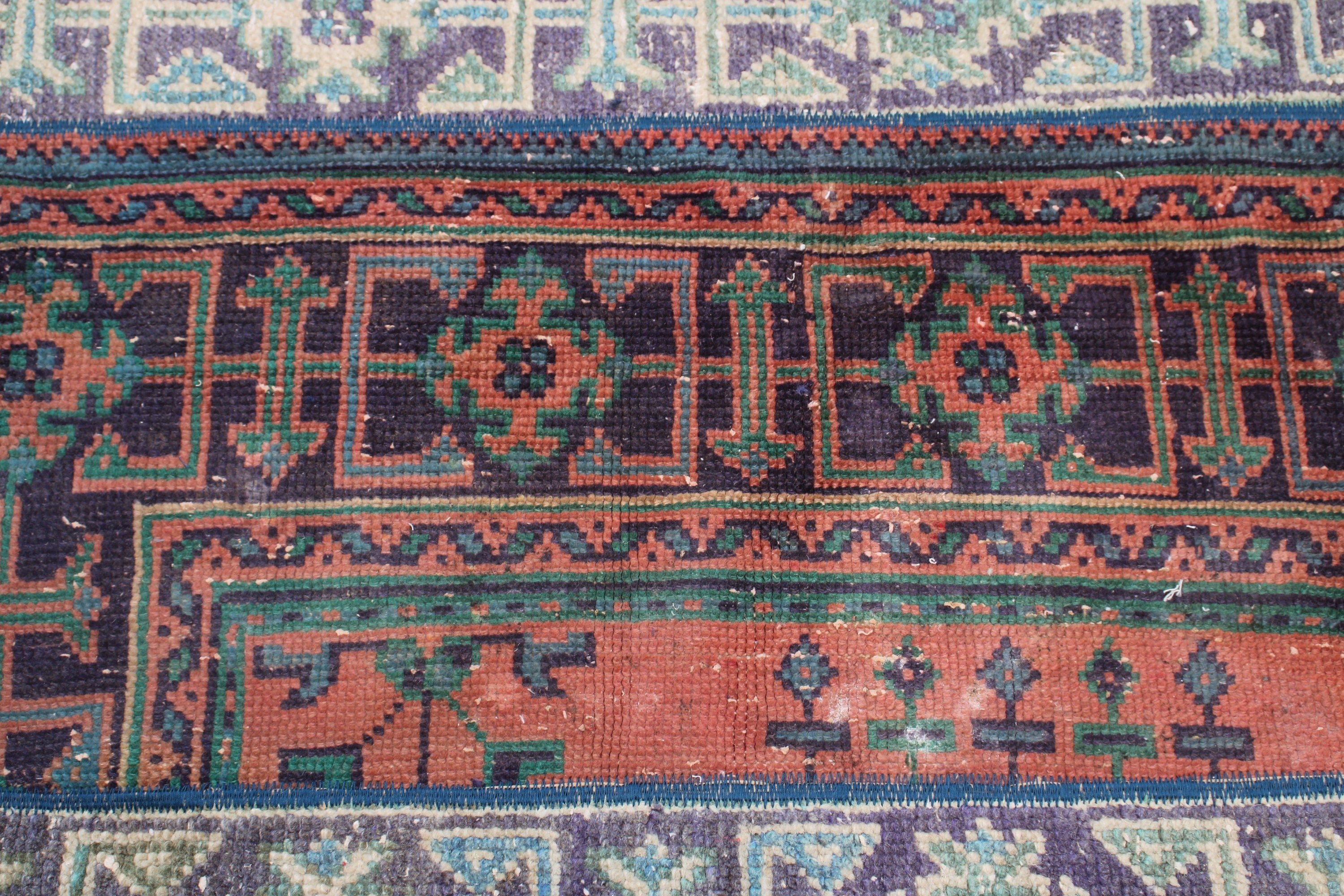 Geometrik Halılar, 2.7x3.1 ft Küçük Halı, Turuncu Düz Dokuma Halı, Banyo Halıları, Vintage Halılar, Türk Halıları, Duvara Asılı Halı, Yer Halısı