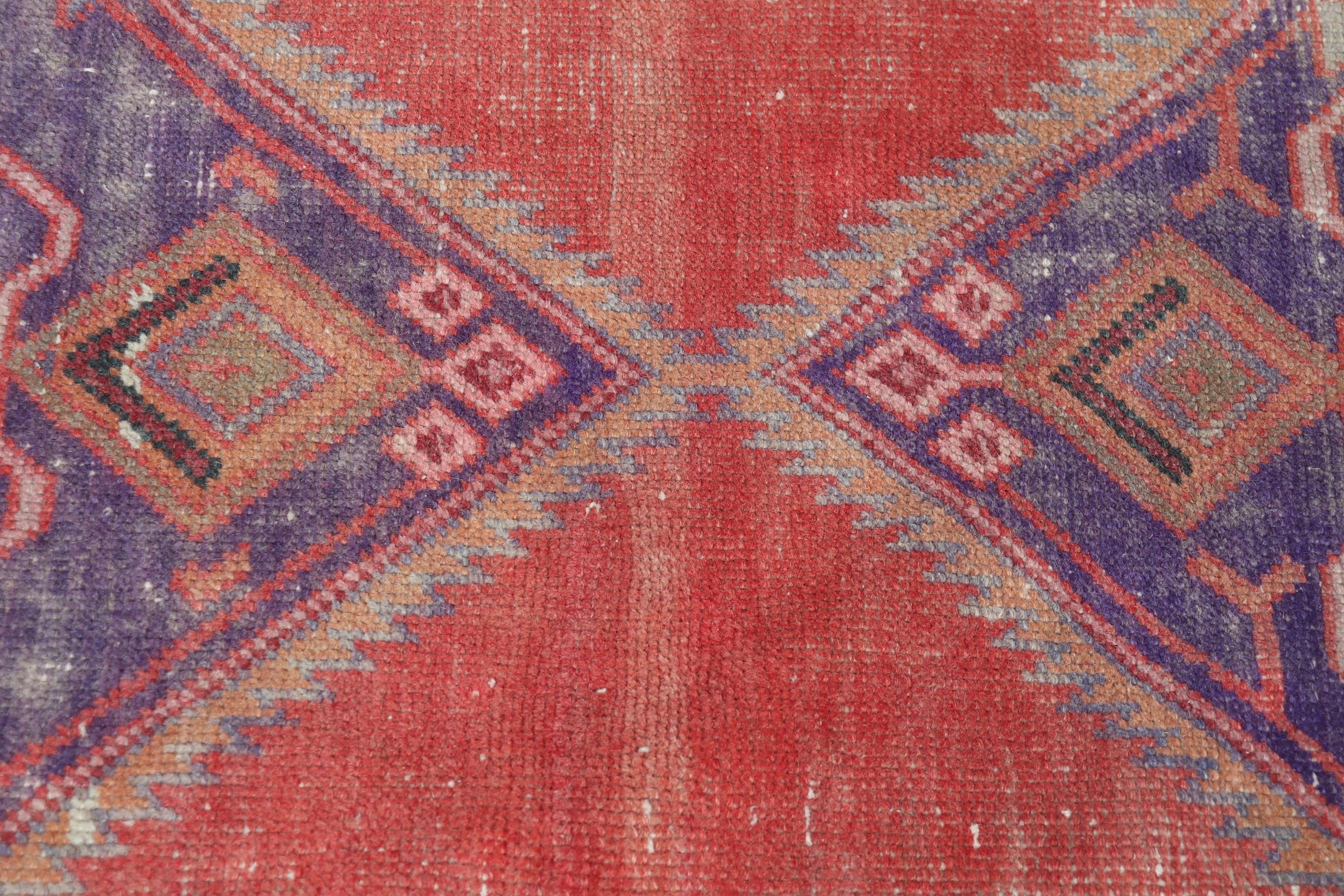 4.6x10.9 ft Large Rugs, Turkish Rug, Salon Rugs, Outdoor Rug, Bedroom Rug, Vintage Rug, Red Oriental Rugs, Dining Room Rugs