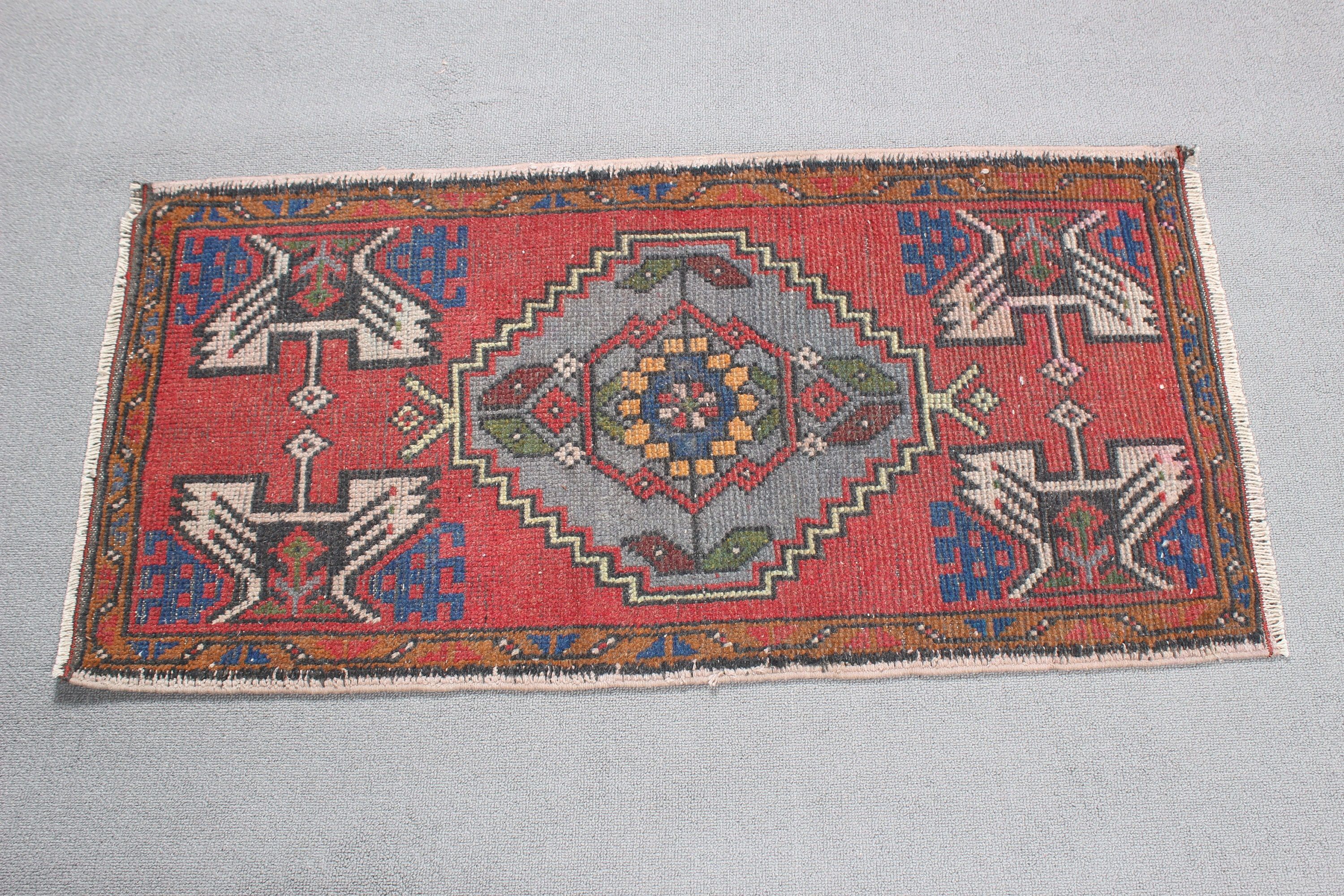 Giriş Halıları, Türk Halıları, 1,6x3,3 ft Küçük Halılar, Modern Halı, Vintage Halılar, Sanatsal Halılar, Kırmızı Mutfak Halıları, Küçük Alan Halıları, El Dokuma Halılar