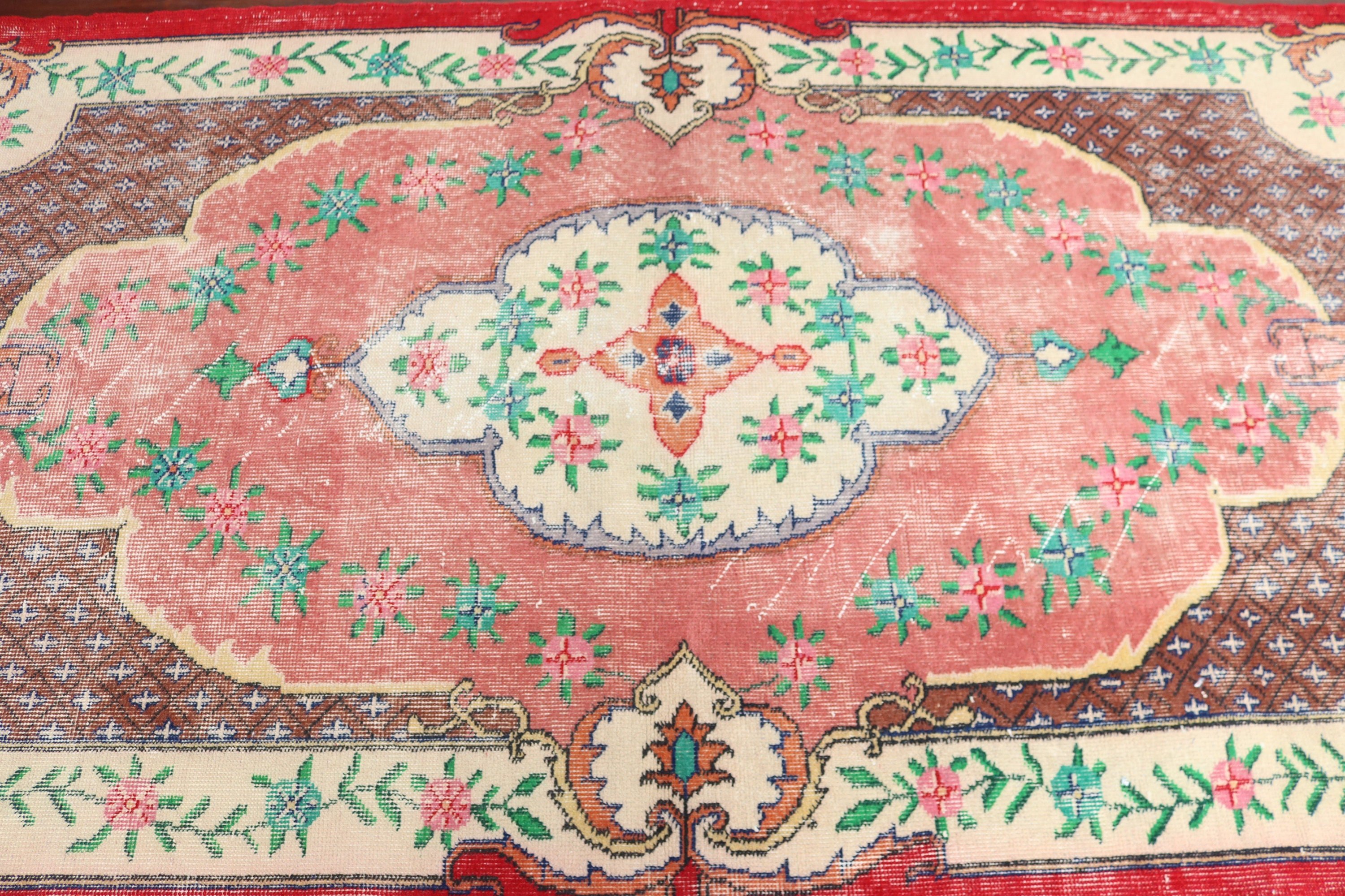 Açıklama Halıları, Lüks Halı, Pembe Modern Halı, Boho Alan Halısı, 3,9x7,4 ft Alan Halıları, Türk Halıları, Nötr Halı, Mutfak Halısı, Vintage Halı