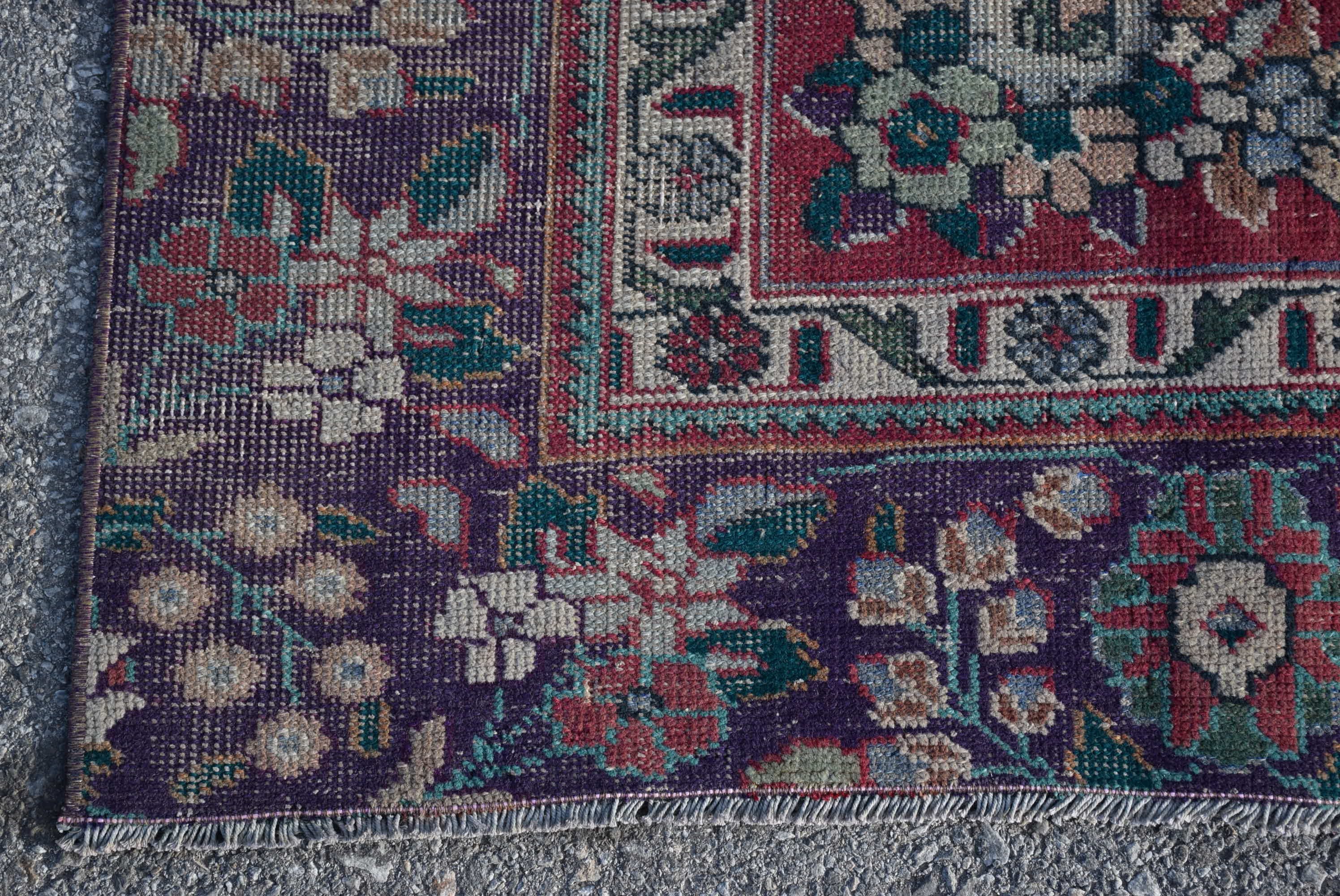 Living Room Rug, Vintage Rugs, Antique Rug, Anatolian Rug, Turkish Rug, 5.9x9.2 ft Large Rug, Purple Bedroom Rugs, Pale Rug, Rugs for Salon