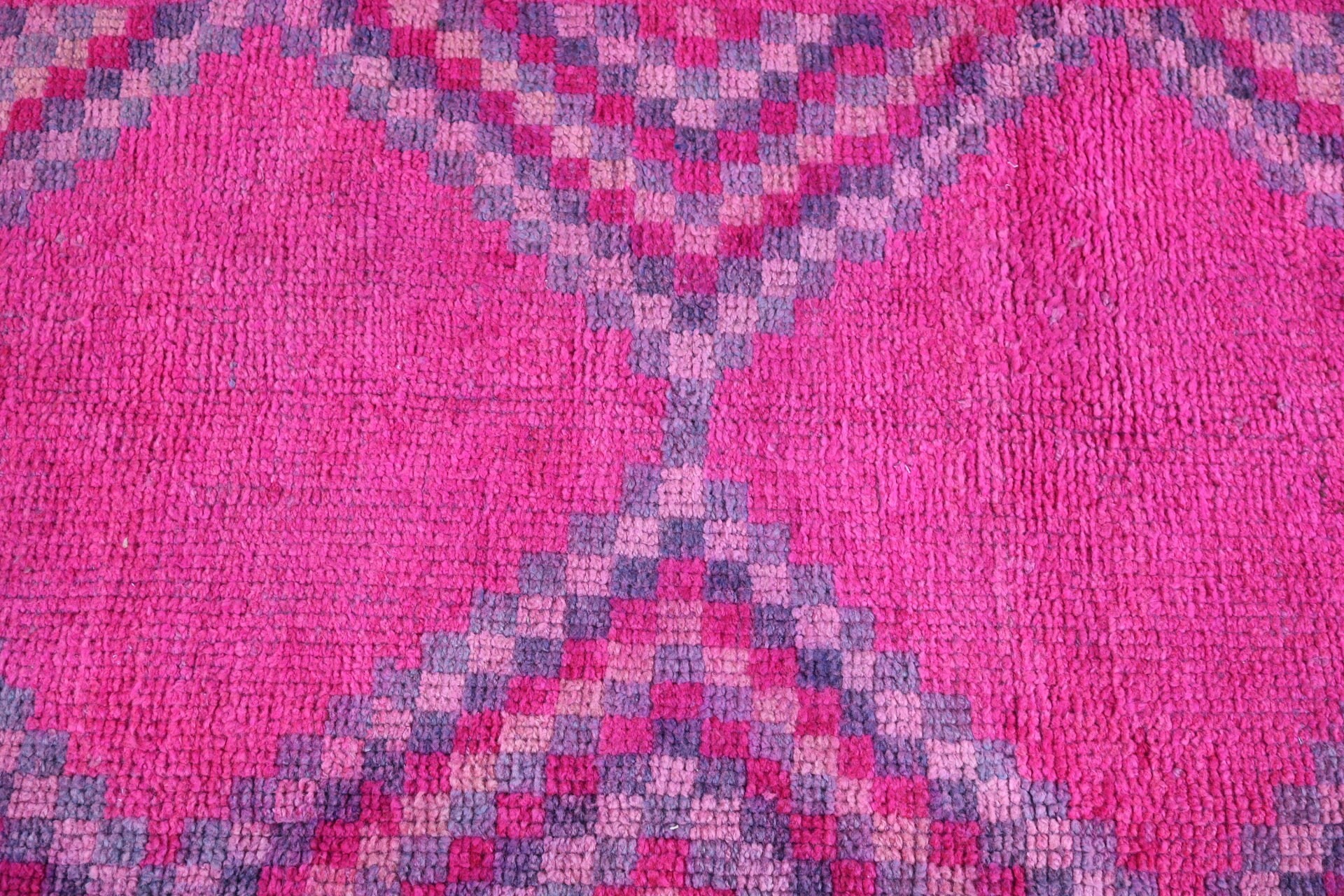 Pink Luxury Rug, Vintage Runner Rugs, 3.1x9.7 ft Runner Rugs, Organic Rug, Turkish Rugs, Home Decor Rugs, Vintage Rug, Antique Rugs