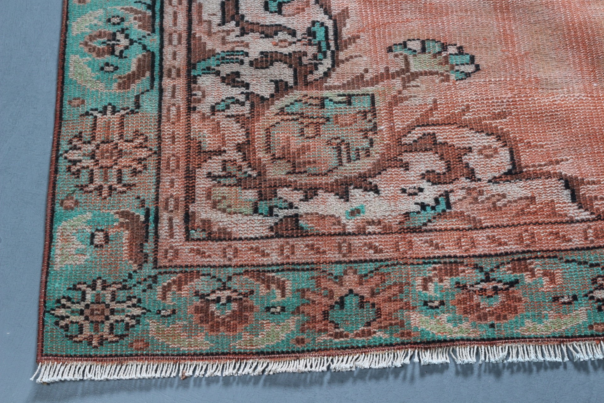 5.3x8.4 ft Large Rug, Oriental Rug, Brown Oriental Rug, Vintage Rug, Abstract Rug, Bedroom Rug, Turkish Rug, Living Room Rug