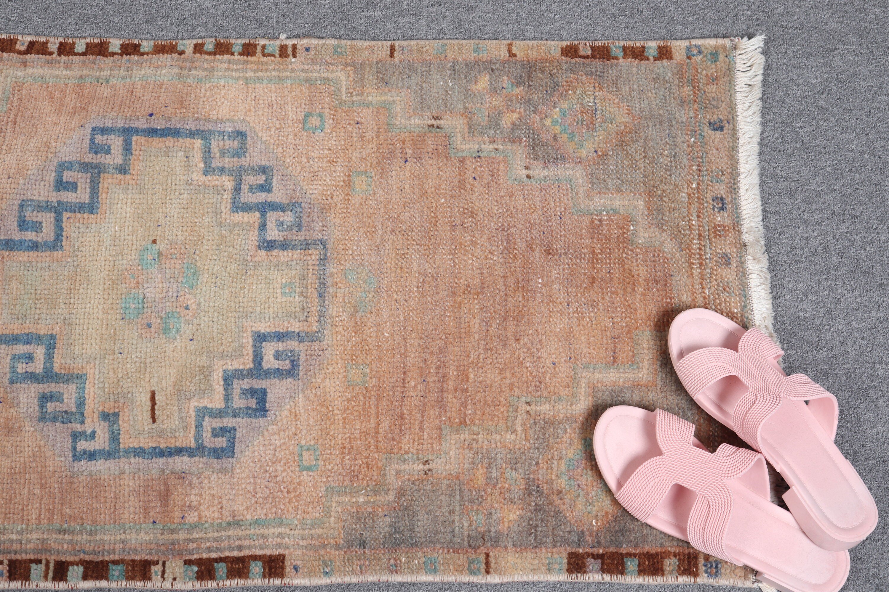 Vintage Rugs, Gray Kitchen Rug, Bedroom Rug, Rugs for Wall Hanging, Turkish Rug, Bath Rugs, 1.7x3.4 ft Small Rug, Home Decor Rug, Floor Rug